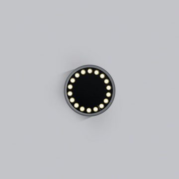Helestra LED Deckenleuchte LED Deckenleuchte Say in Graphit 13W 1020lm IP65, keine Angabe, Leuchtmittel enthalten: Ja, fest verbaut, LED, warmweiss, Deckenlampe, Deckenbeleuchtung, Deckenlicht