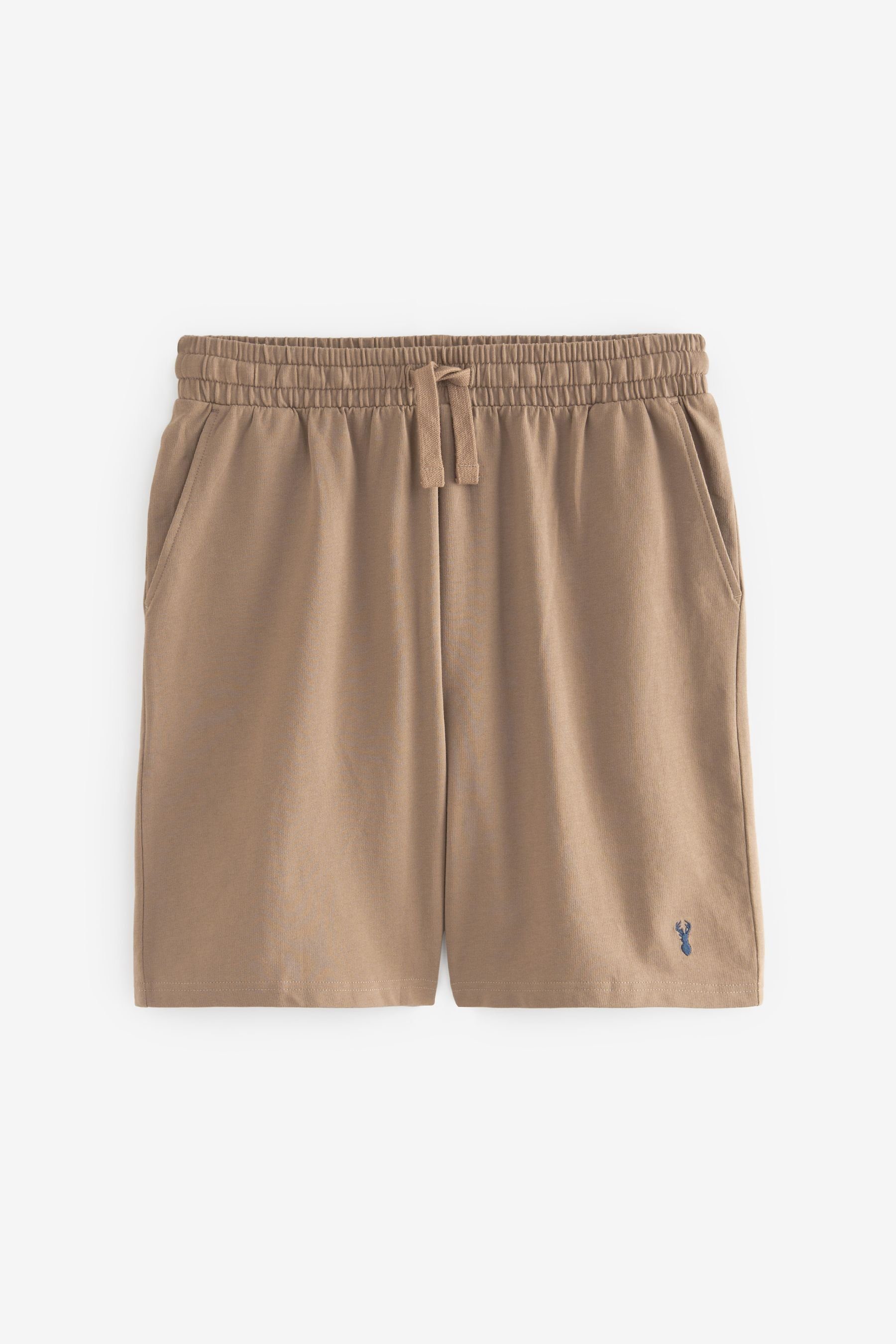 3er-Pack Next Leichte Brown Shorts, Schlafshorts (3-tlg) Black/Grey/Tan