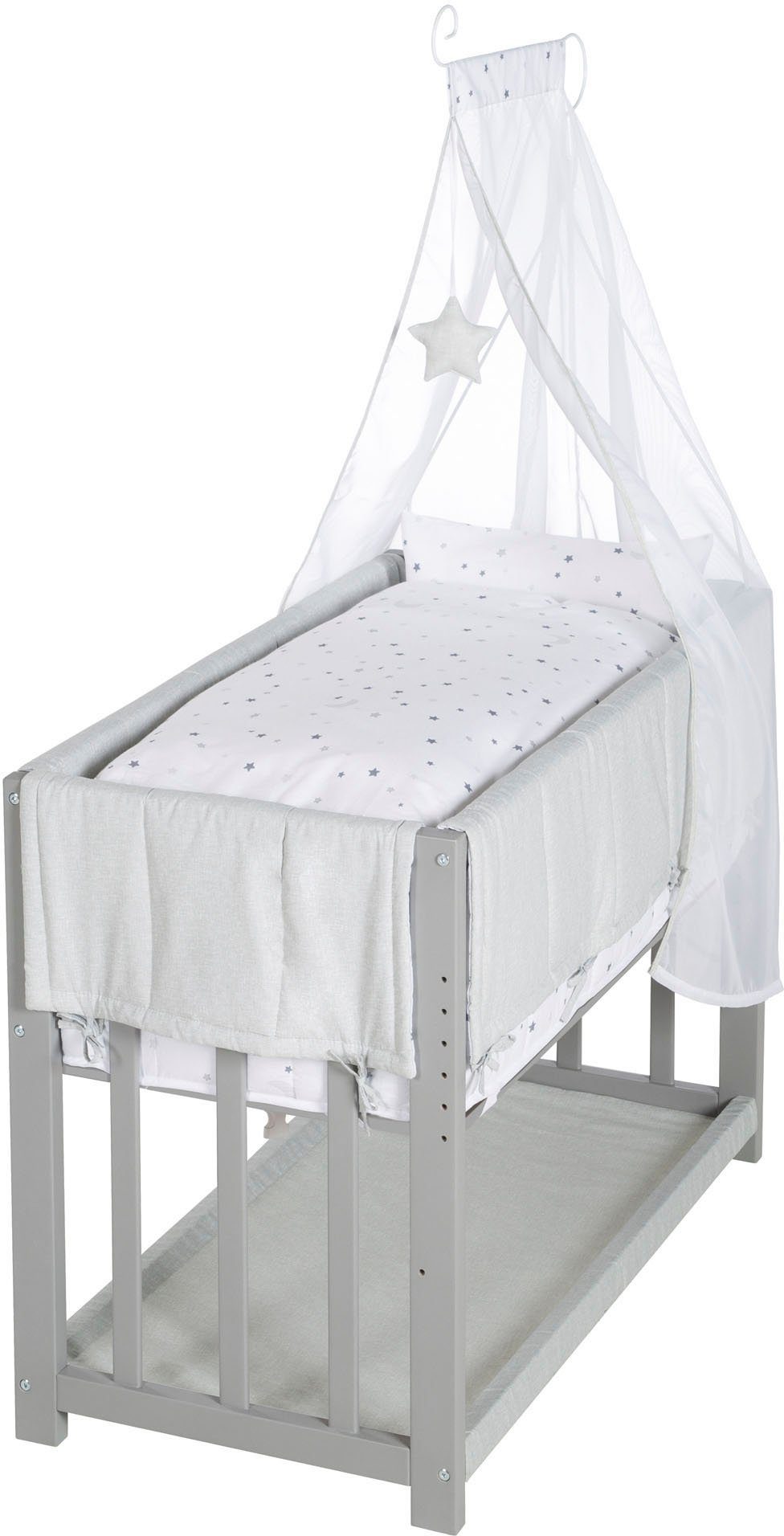 Stubenbett 3in1, Sternenzauber, taupe