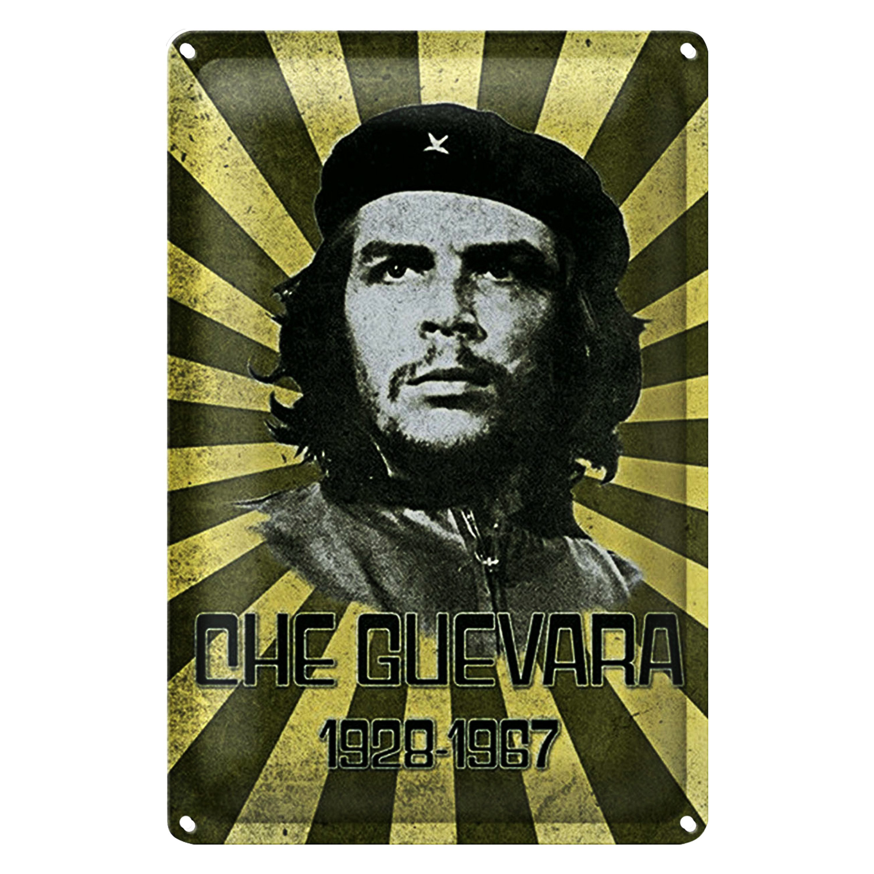 Roomando Metallschild Blechschild Retro 20x30cm Che Guevara 1928-1967 Kuba Cuba