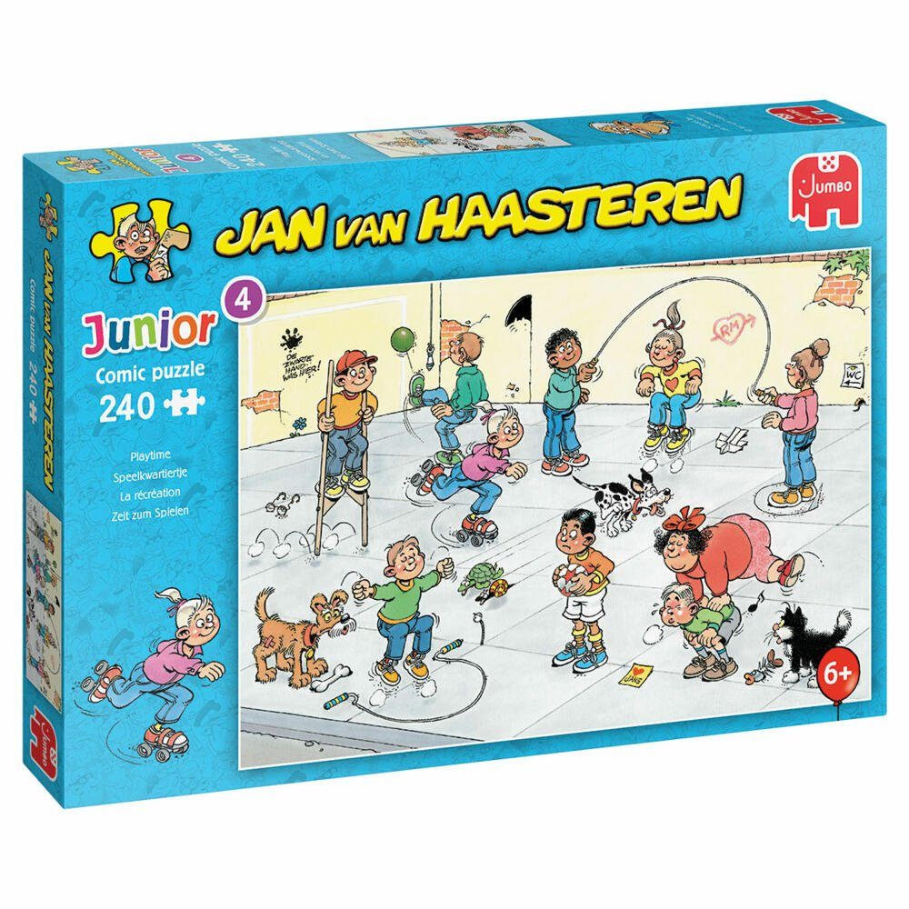 【Mode】 Jumbo Spiele Puzzle Puzzleteile Haasteren Junior 240 Zeit zum Jan van Spielen