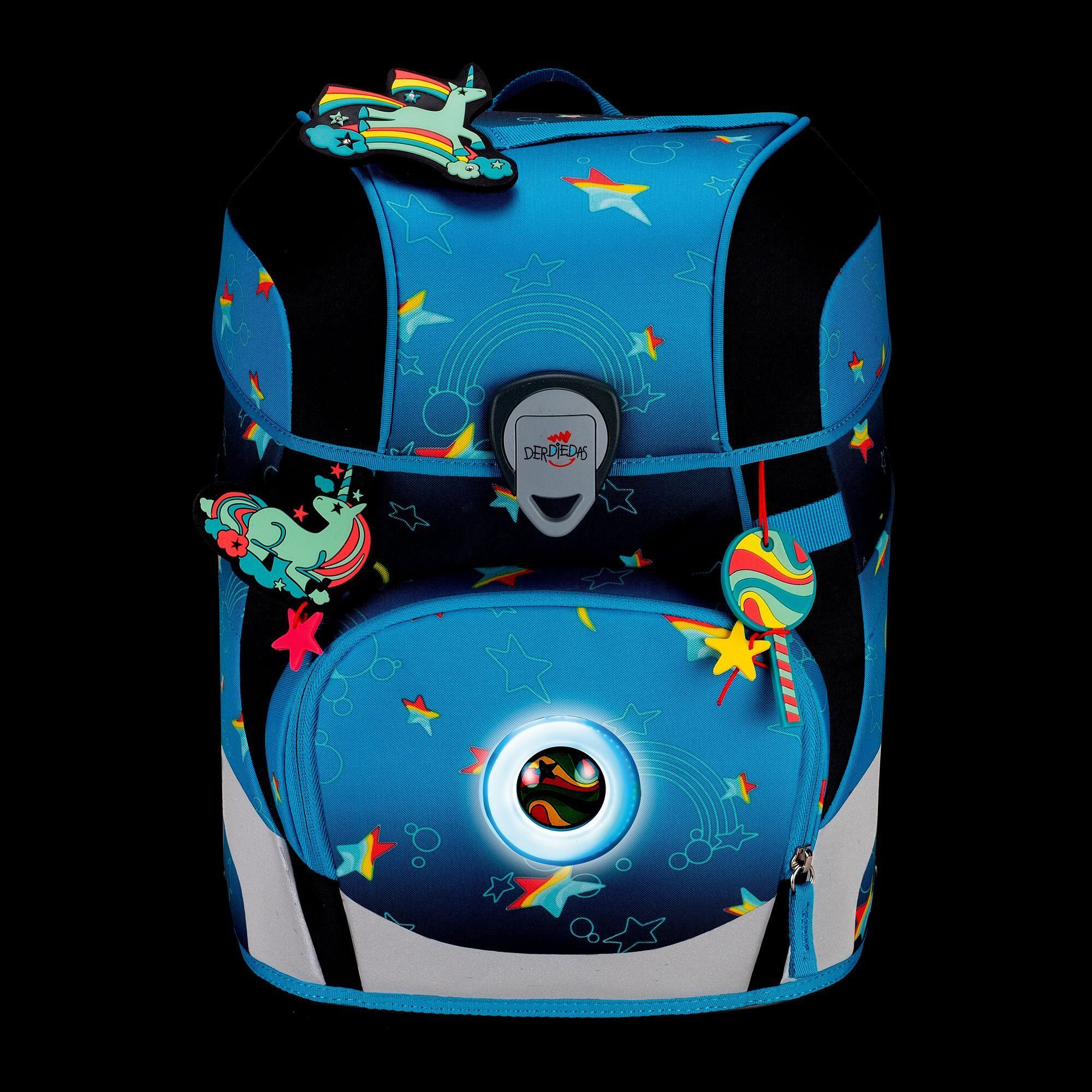 DerDieDas® Schulranzen ErgoFlex Tiny LED, PET