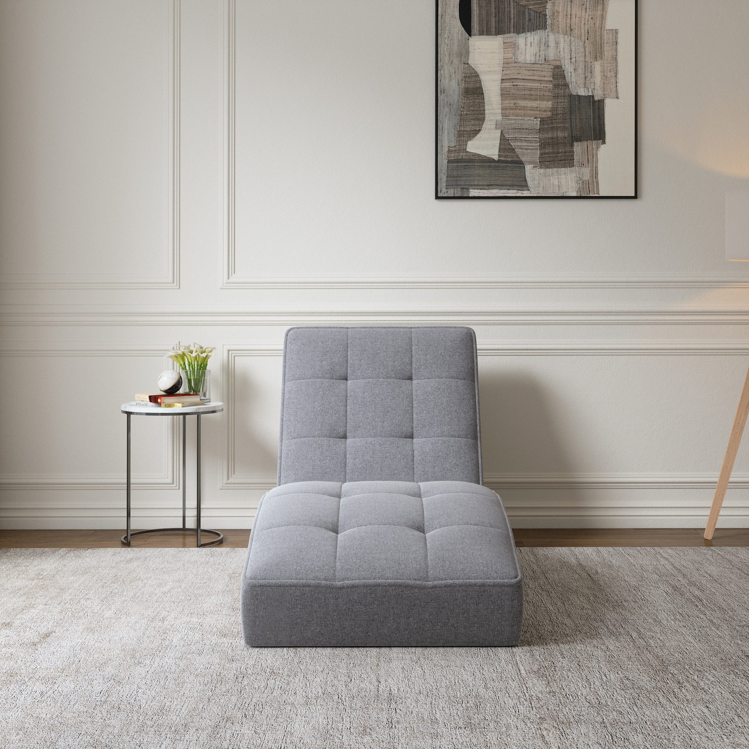 MOEBLO Chaiselongue Livano, – Sitz- und Liegesessel Sofa elegantes Liegesofa Ruheliege Relaxliege Liegesessel 1-Sitzer, für Wohnzimmer und Relax-Bereiche (BxHxT): 73x79x170 cm