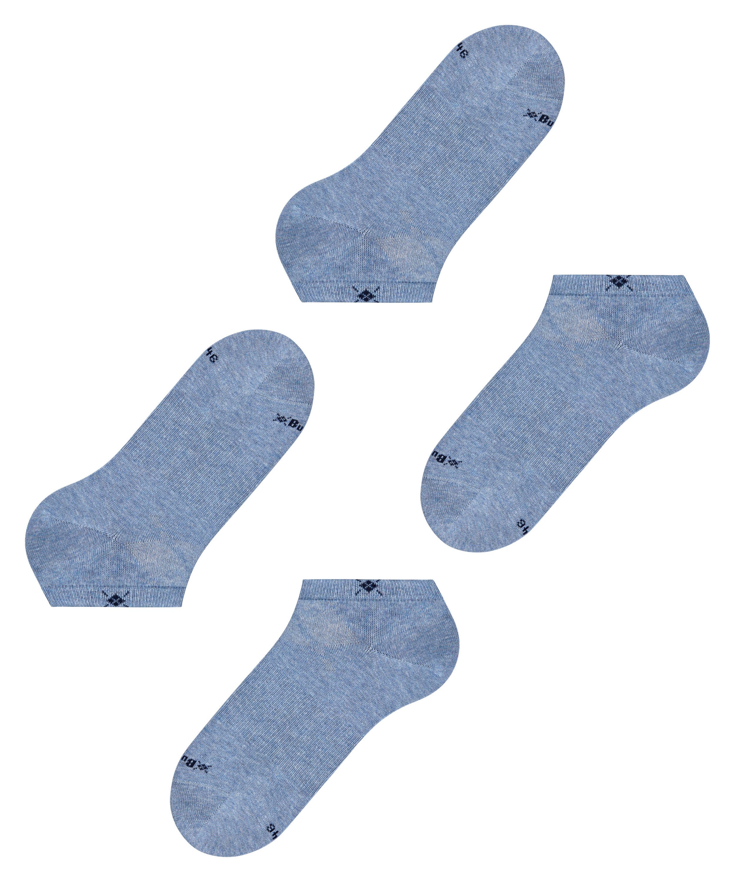 Burlington Sneakersocken Everyday 2-Pack Sneakersocken (2-Paar) aus weicher gekämmter Baumwolle