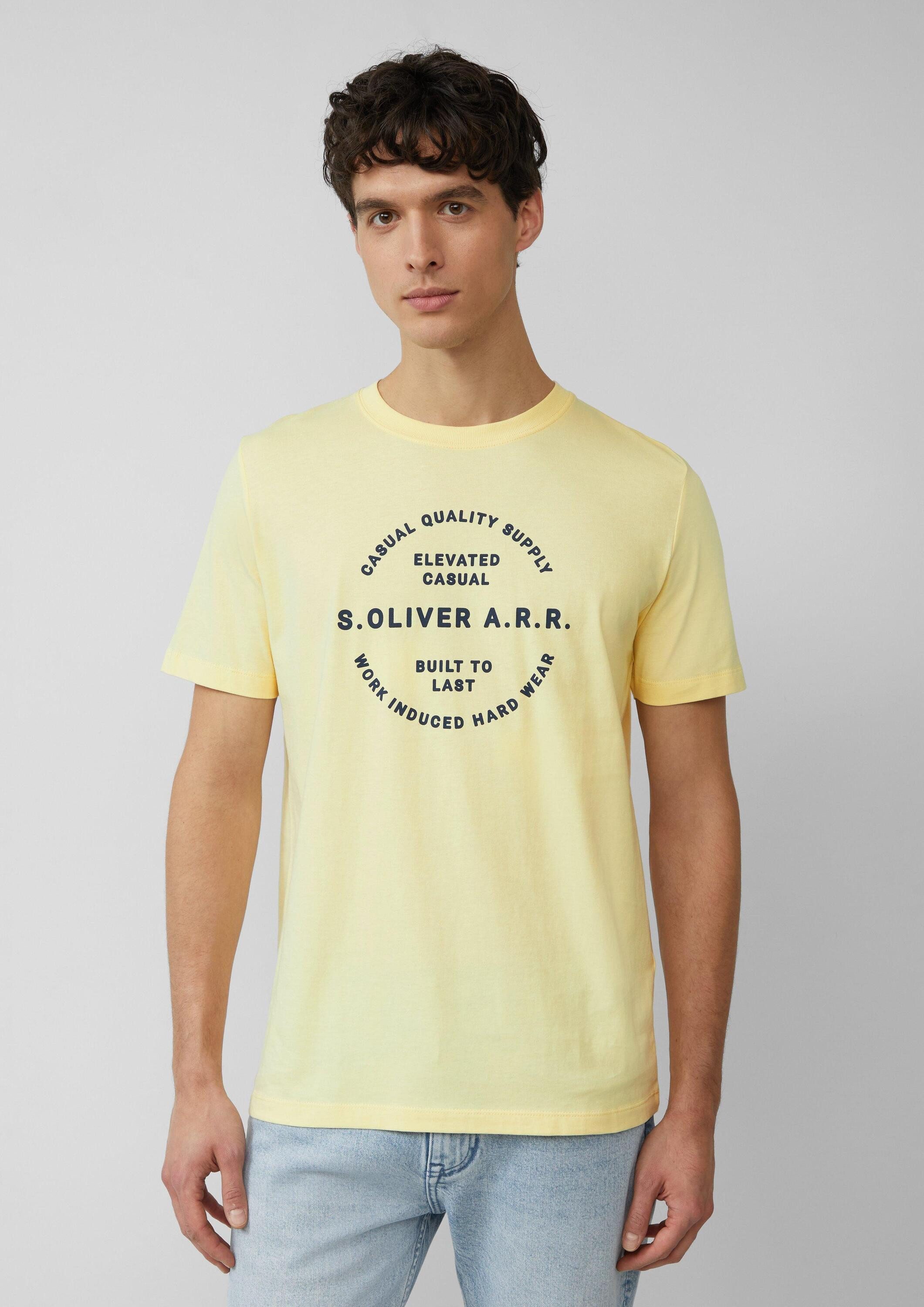 s.Oliver Kurzarmshirt T-Shirt T-Shirt mit Artwork