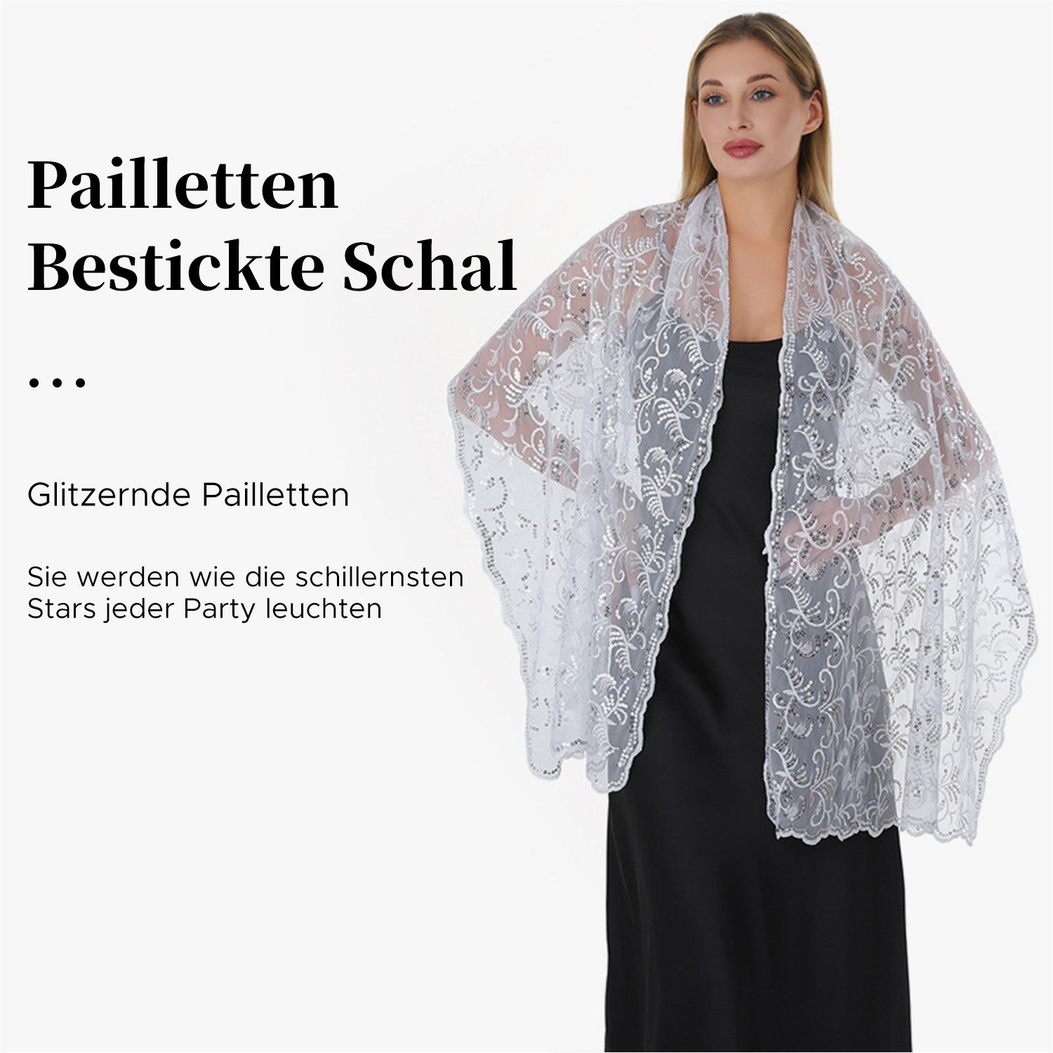 Refttenw Modeschal Stola für Abendkleid, Dünner Schal Damen, Exquisite Best günstig online kaufen