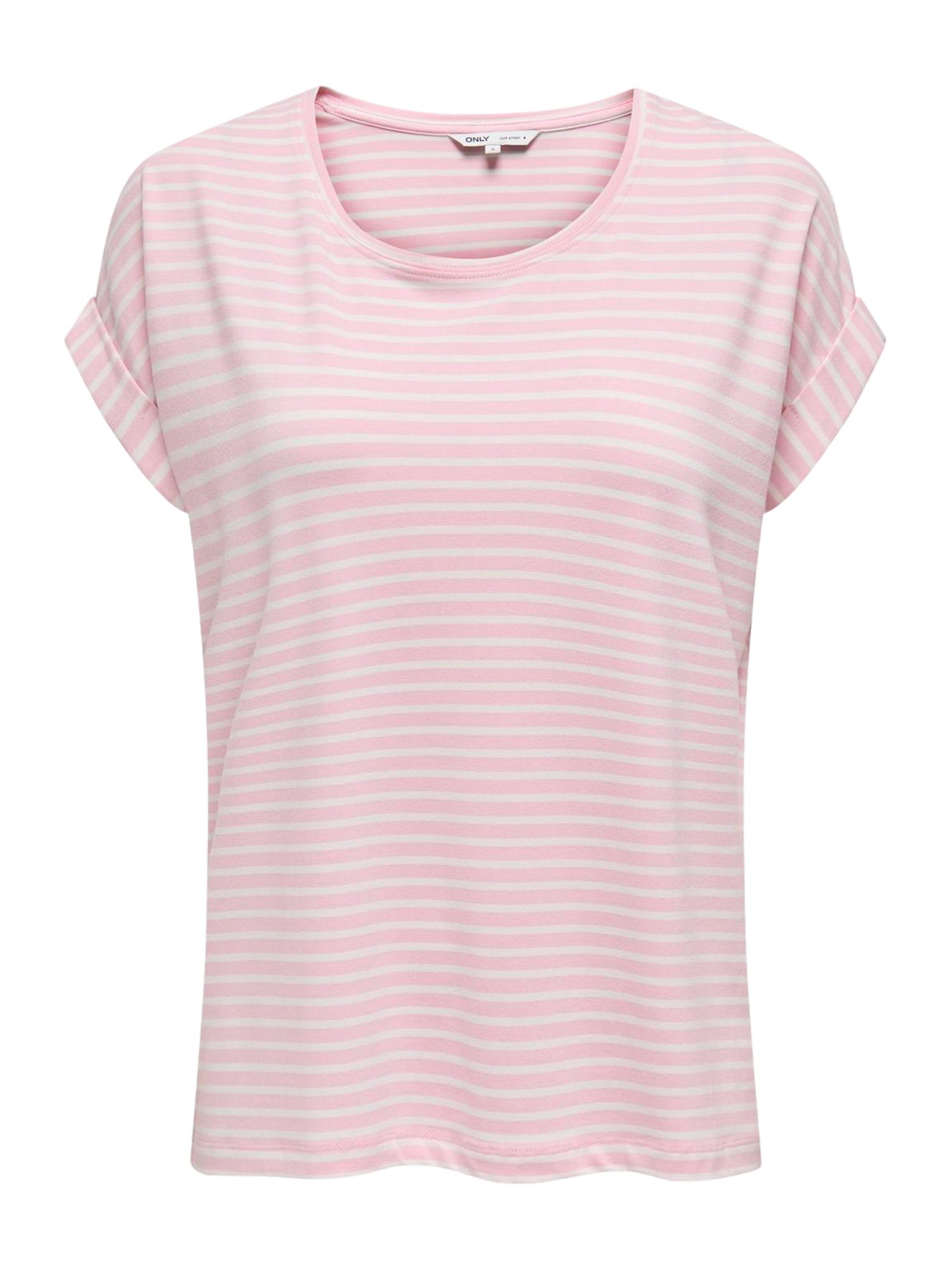 Kurzarmshirt ONLMOSTER STRIPE S/S O-NECK TOP JRS NOOS