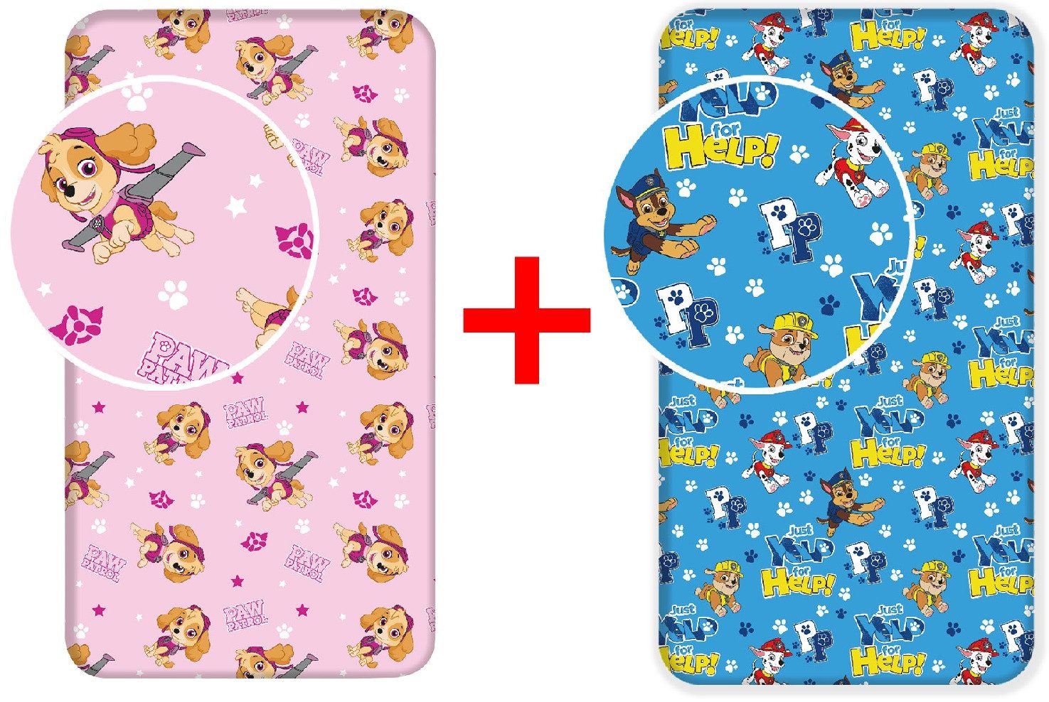 PAW PATROL Spannbettlaken Paw Patrol, Renforcé, günstig online kaufen