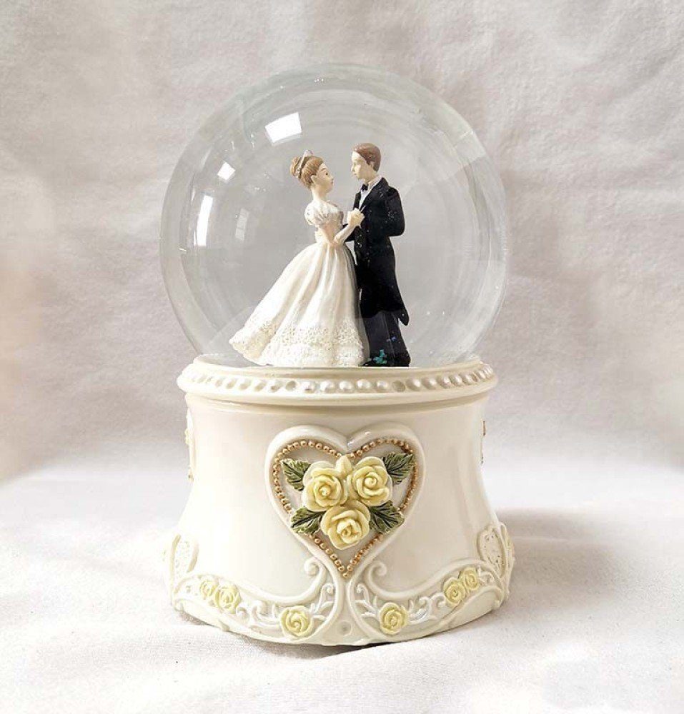 Musicboxworld Spieluhr Glitzerkugel Hochzeit günstig online kaufen