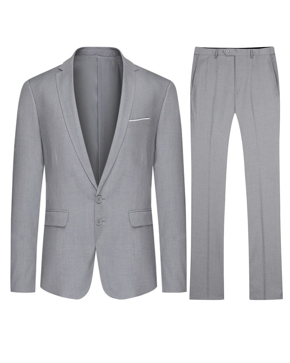 Allthemen Anzug (2 tlg) Herren Slim Fit Anzüge Modern Herrenanzug für Busin günstig online kaufen