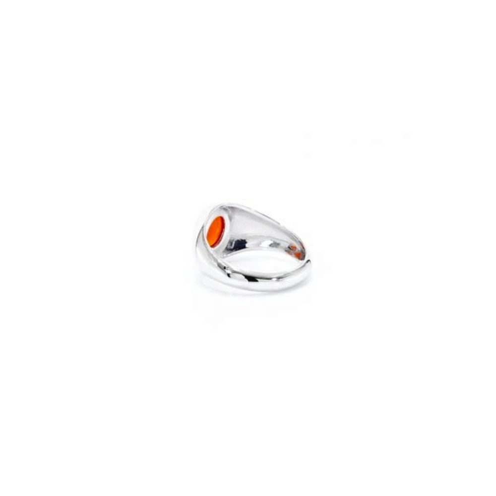 Cavill Solitärring Cavill eleganter 925er Silberring mit 1,035 ct rotem Onyx (1-tlg)