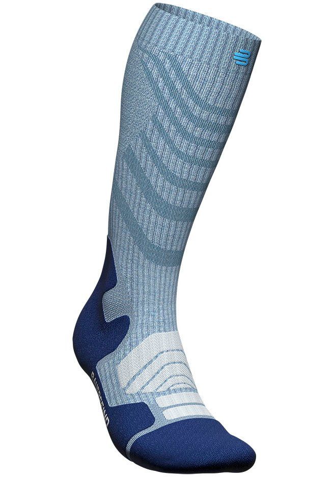 Bauerfeind Sportsocken Outdoor Merino blue/M Compression Kompression mit Socks sky