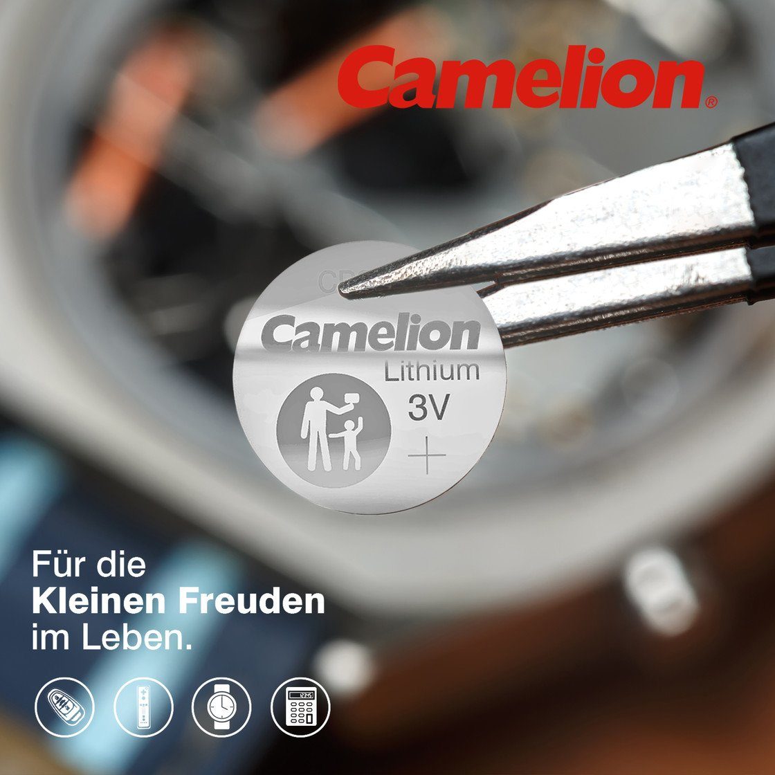 Camelion – Blister Alarmanlage ® 3 gws-powercell CR2477 Lithium Knopfzelle ELECTRONICS LUPUS V