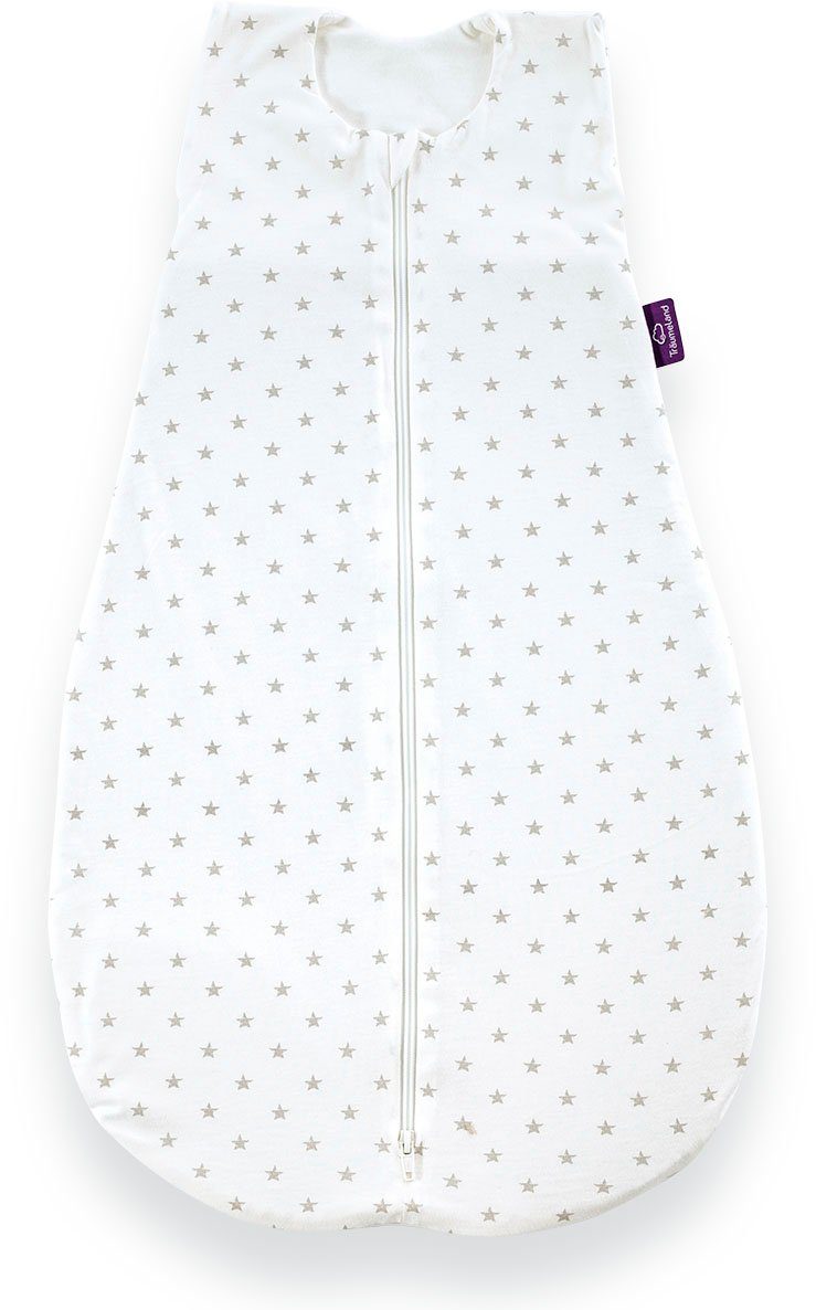 Babyschlafsack Sommerschlafsack LIEBMICH Baumwolle, Design Sternchen grau