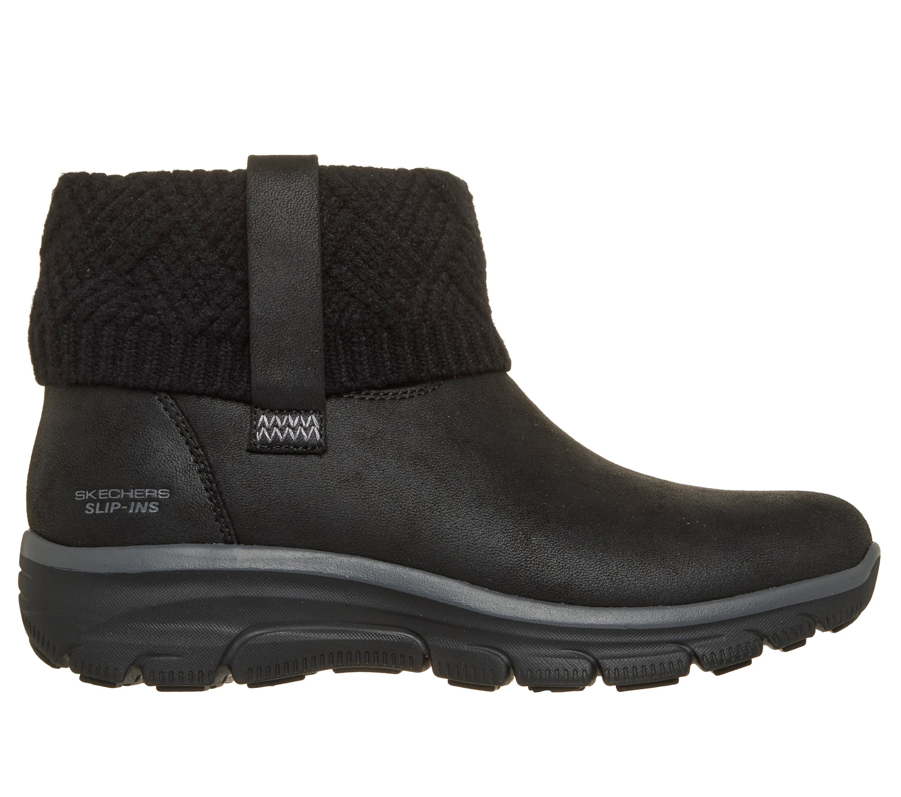 Skechers EASY GOING- Winterboots Winterstiefelette, Boots mit Strickeinsatz am Schaft