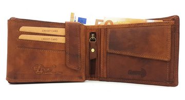 McLean Geldbörse vintage echt Büffel Voll-Leder, mit RFID Schutz