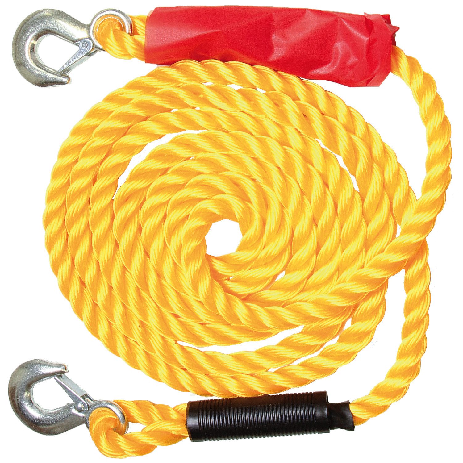 alca Abschleppseil 4,0 m / 16 mm / 2500 kg Warnflagge + 2 Karabinerhaken Abschleppseil (1-tlg)