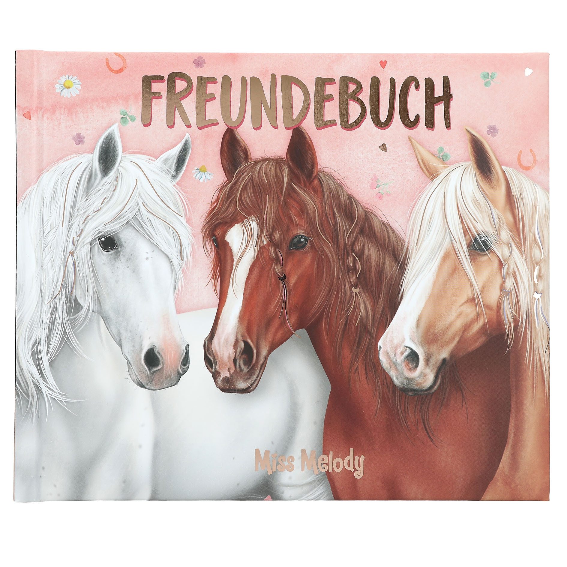 Depesche Poesiealbum Miss Melody Pferde Freundebuch Freundschaftsbuch