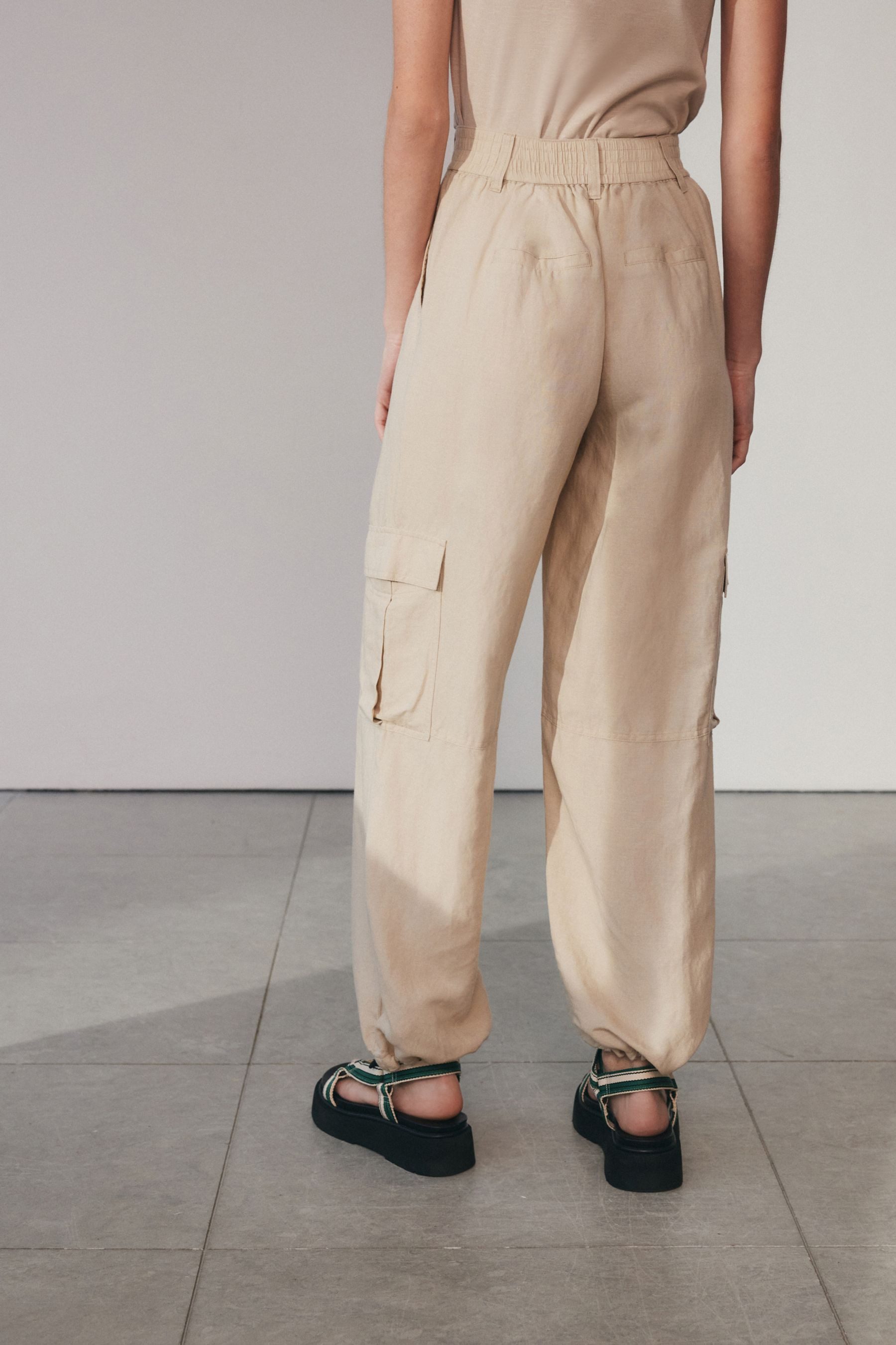 Next Cargohose Cargohose aus Leinen – günstig online kaufen