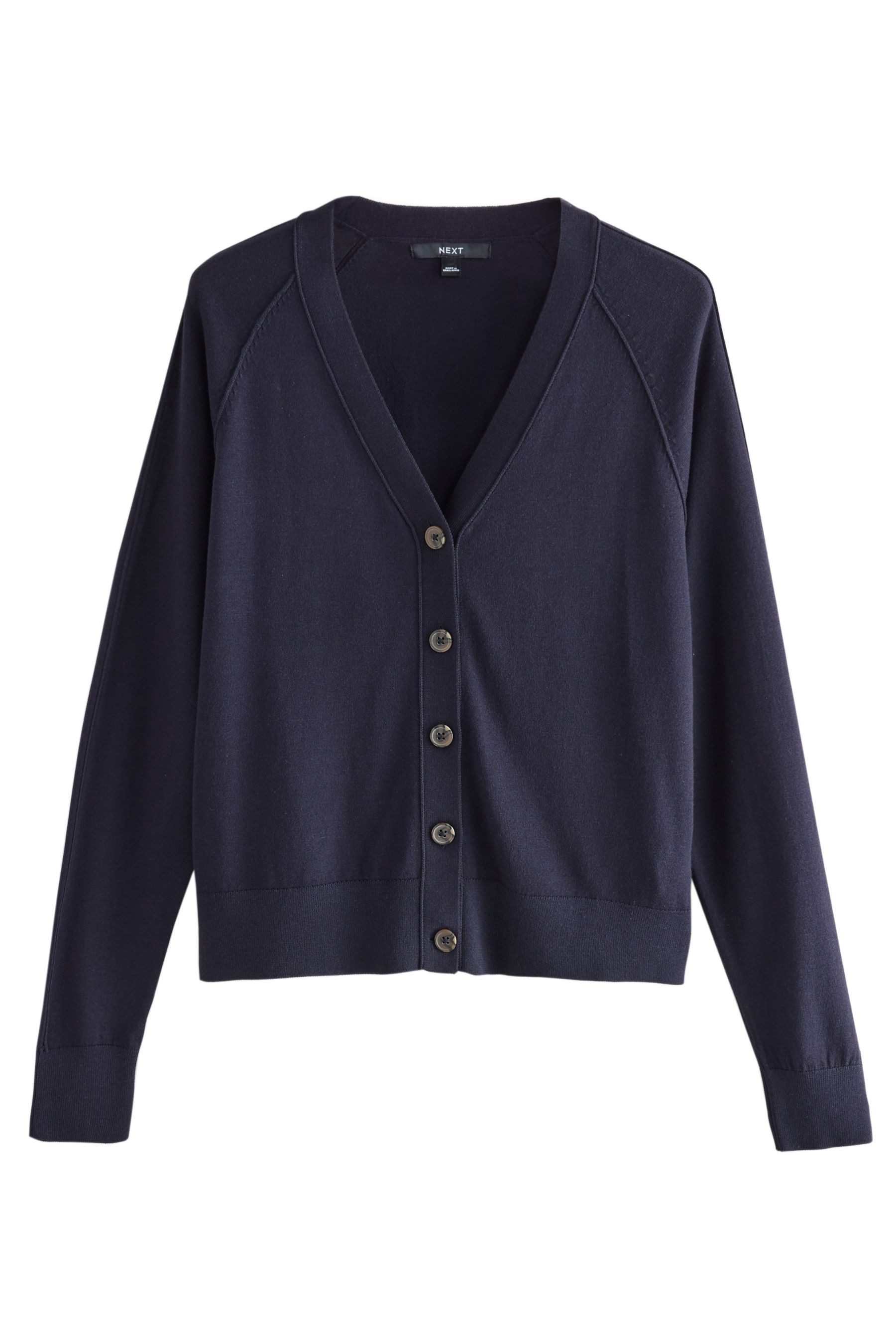 Next Strickjacke Strickjacke mit V-Ausschnitt, Kurzgröße (1-tlg) günstig online kaufen