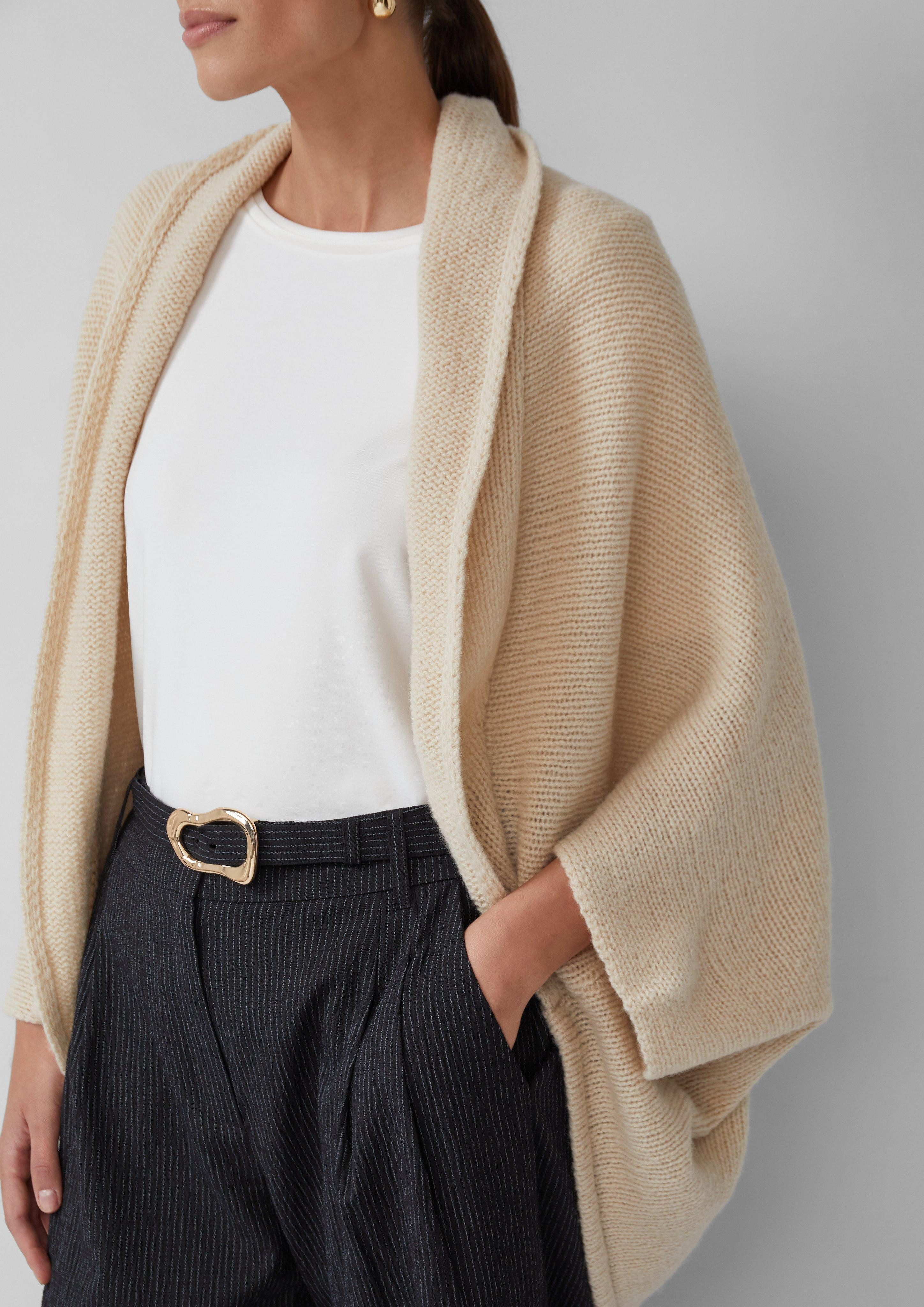 s.Oliver BLACK LABEL Strickjacke Offene Grobstrickjacke günstig online kaufen