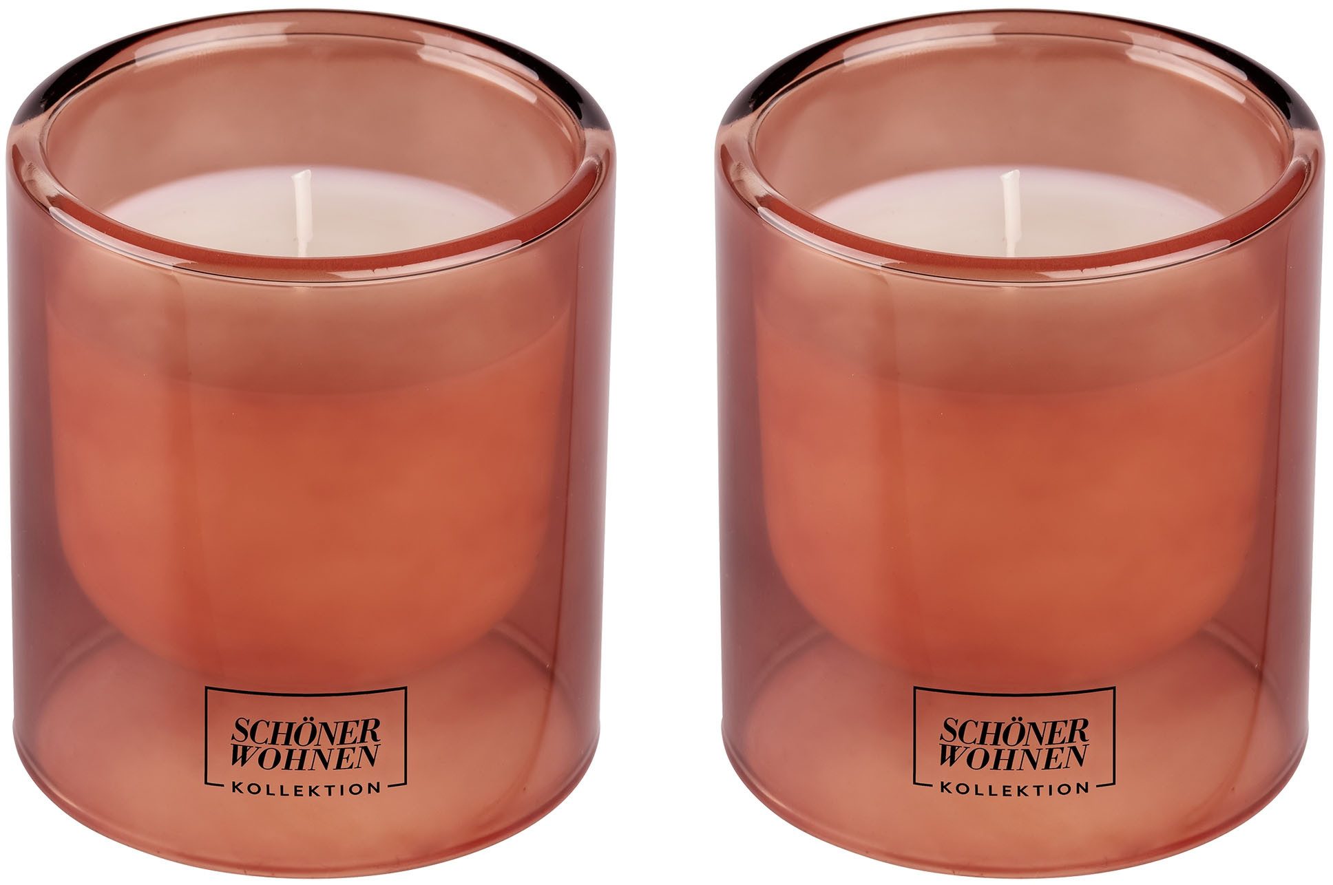 SCHÖNER WOHNEN-Kollektion Duftkerze »Sandalwood S« (2-tlg), im Glas, warmer günstig online kaufen