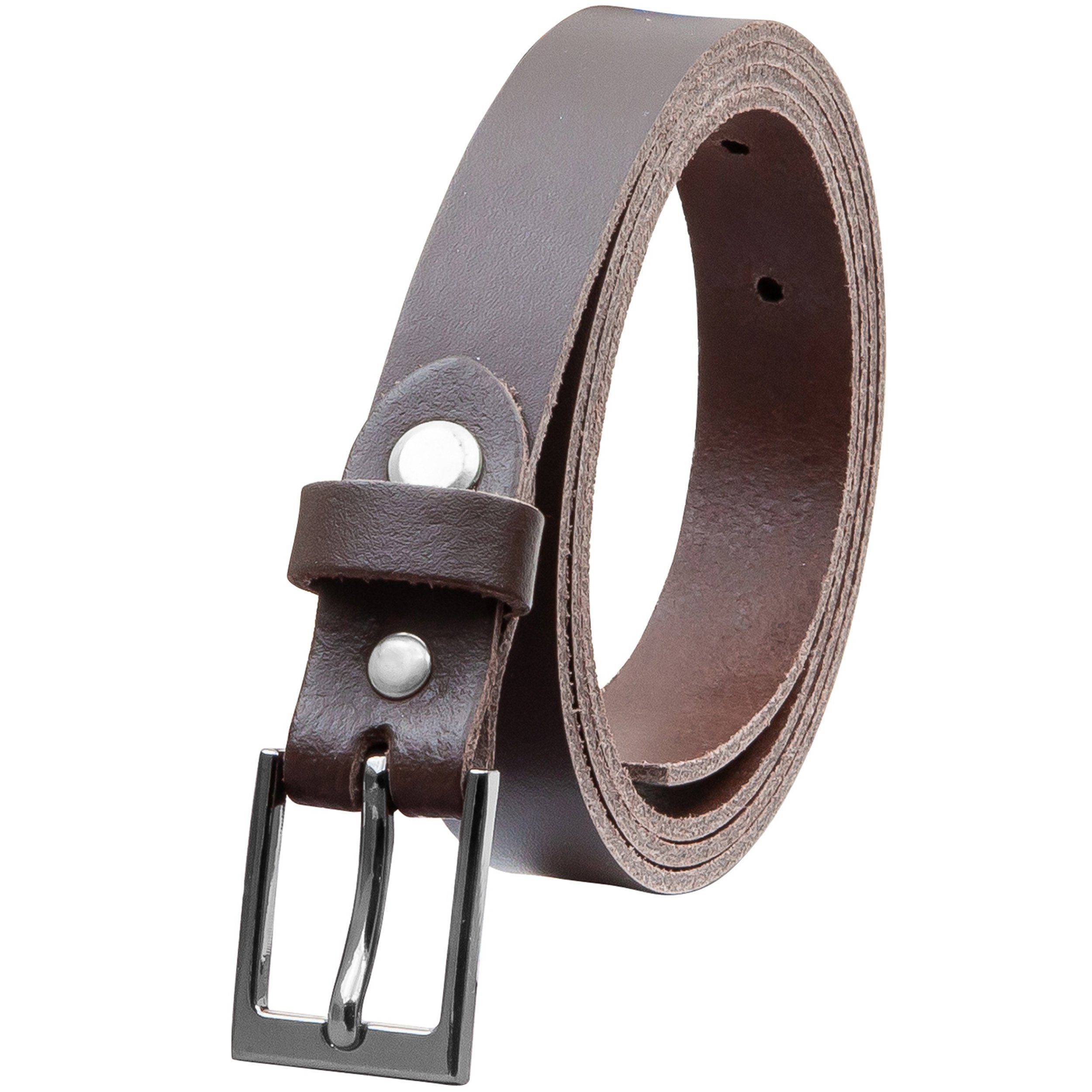 Ledergürtel OM17-SL-Dunkelbraun