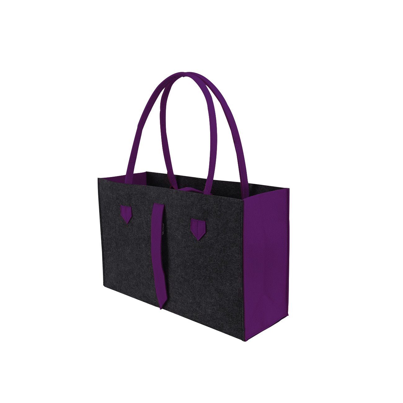 RAIKOU Einkaufsshopper Filztasche Zeitungskorb Kaminholztasche Spielzeugauf günstig online kaufen