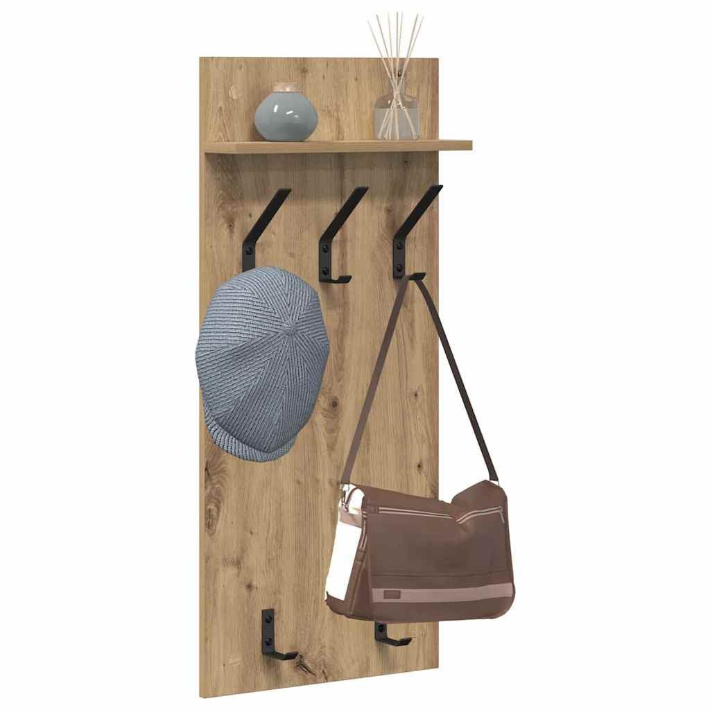 vidaXL Regal Wandmontierter Kleiderständer mit Regal günstig online kaufen