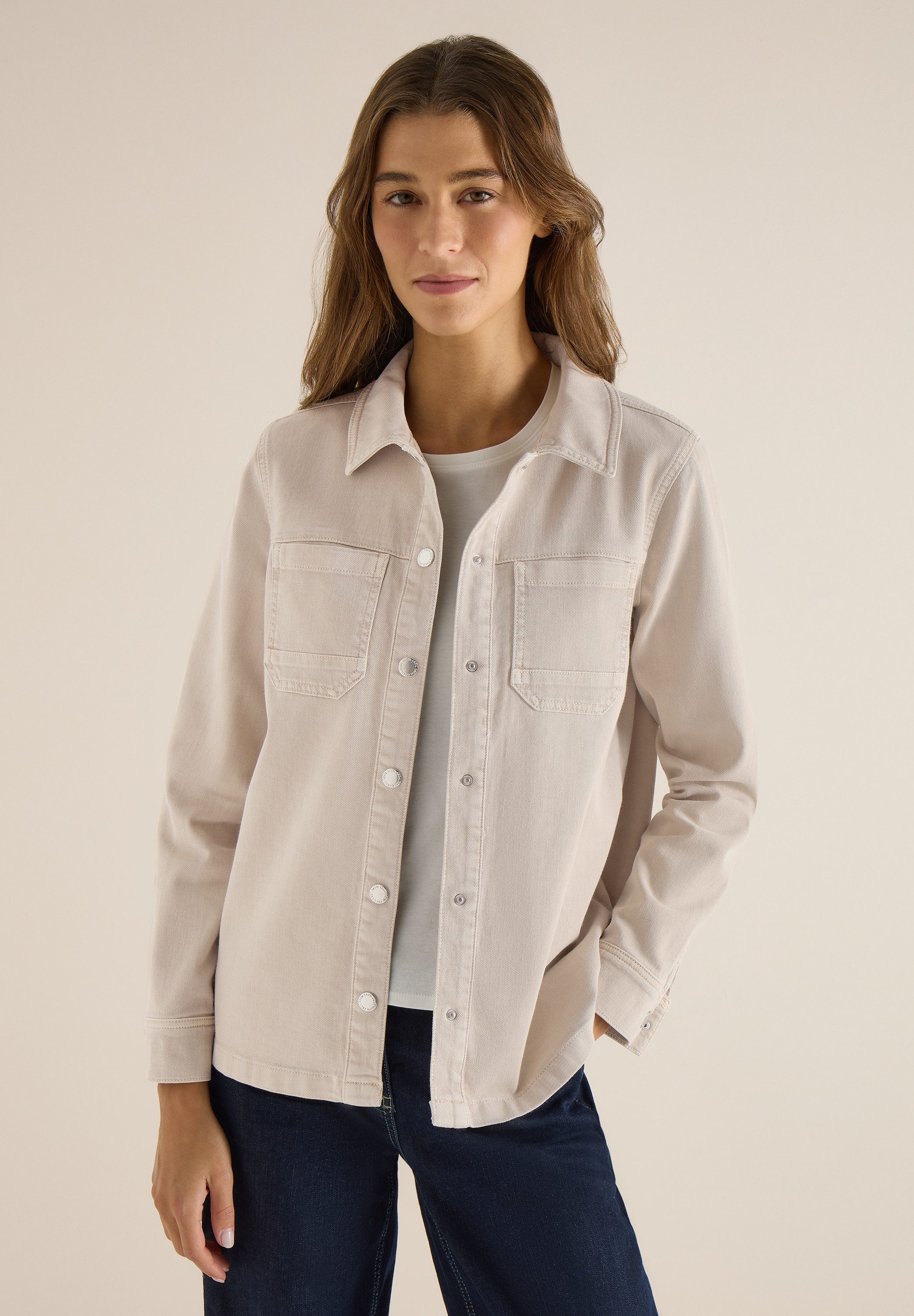 CECIL Kurzjacke in Denim-Optik