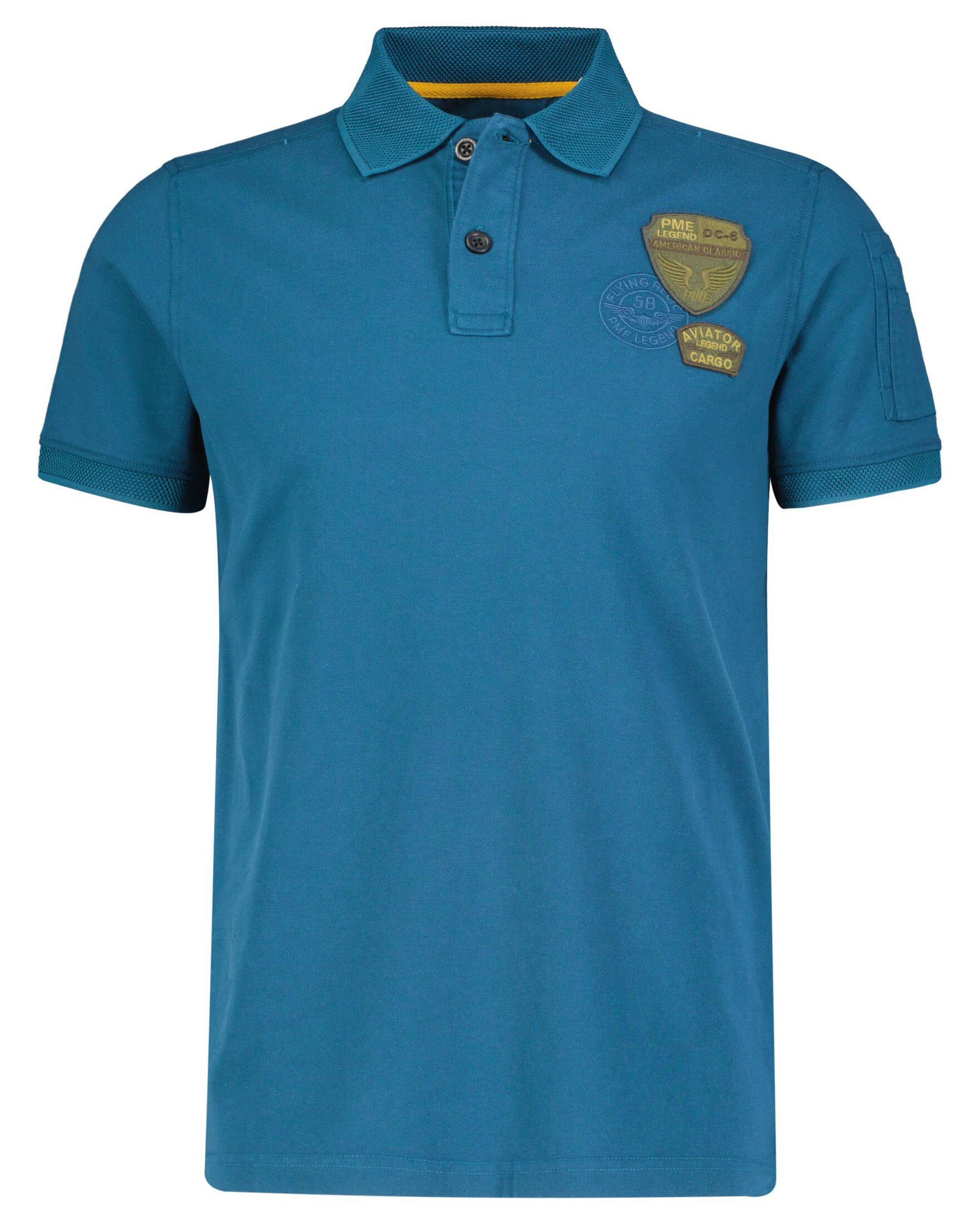 Poloshirt (1-tlg) LEGEND Poloshirt türkis (54) PME Herren