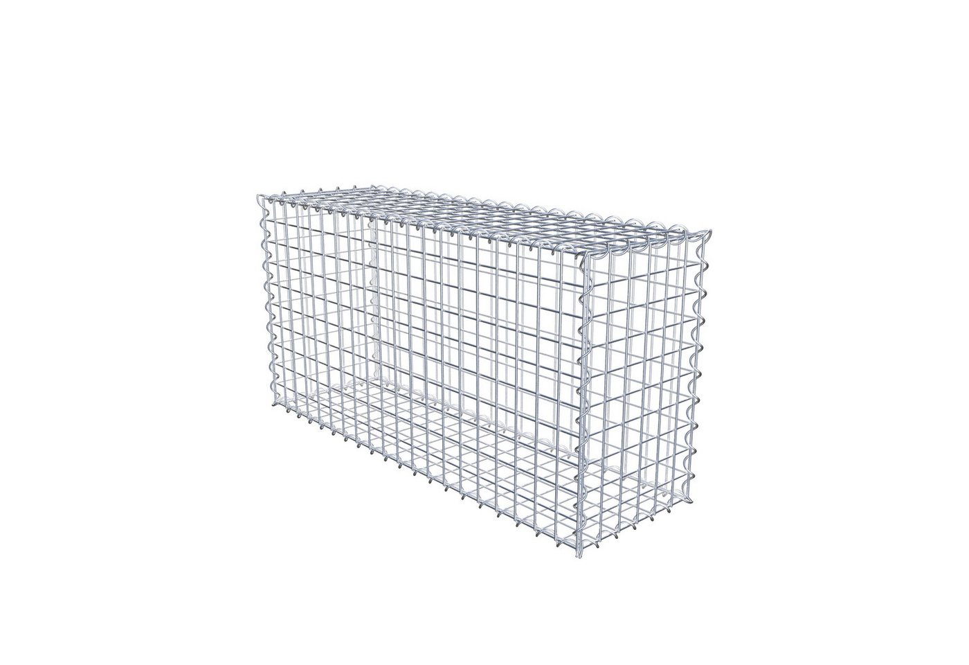 Thumbnail - Gabiona Gabionenzaun Gabione 100 cm x 50 cm x 30 cm (L x H x T), Maschenweite 5 cm x 5 cm, (Gabione 100 cm x 50 cm x 30 ...