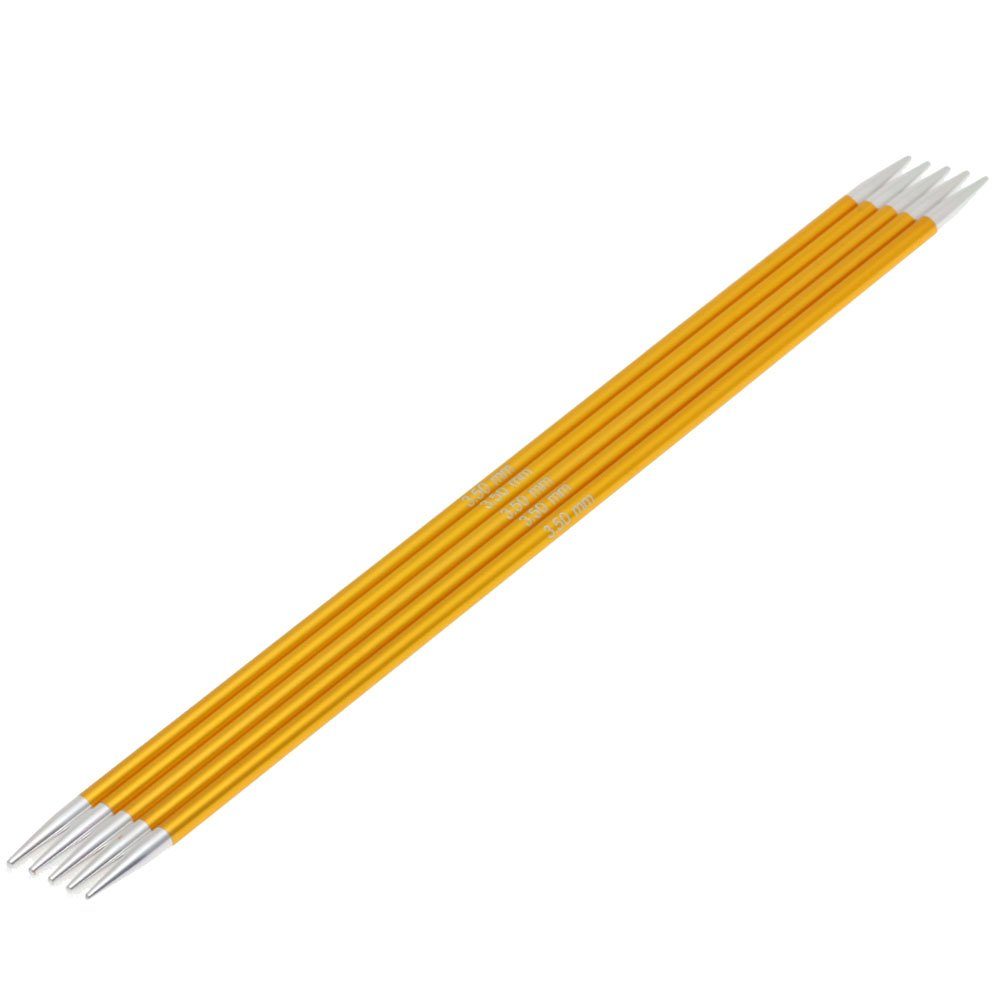LANA GROSSA Strumpfstricknadeln Knit Pro ZING Nadelspiel Aluminium Rainbow, Stricknadel verschiedene Längen/Größen