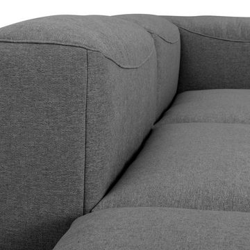 58 aufm Kessel Sofa Sofa 2-Sitzer + Hocker Kaleigh Bezug Flachgewebe, Sparpreis inkl. Kostenlosem Versand 1 Teile, hochwertig verarbeitet,bequemer Sitz