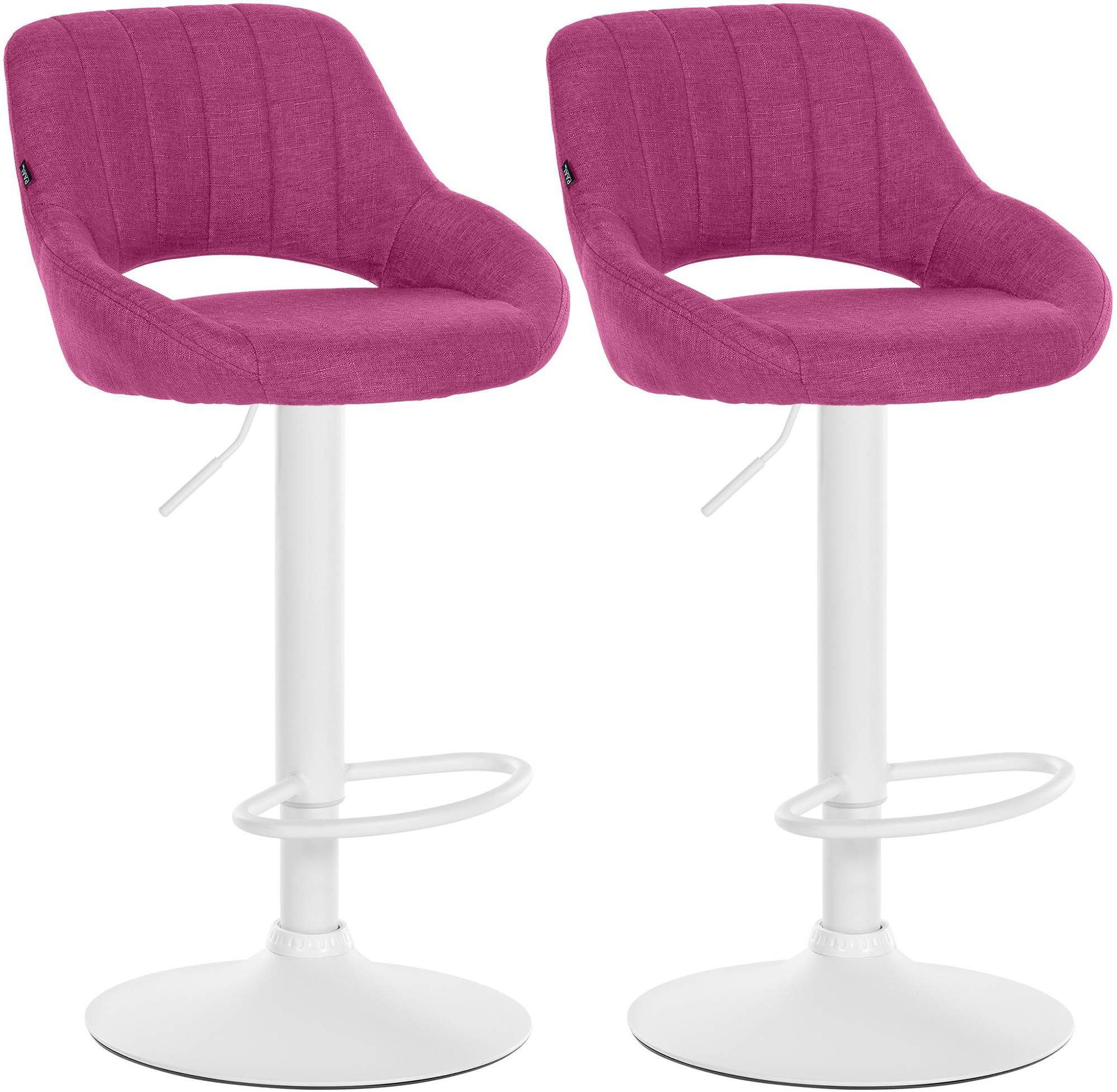 CLP Barhocker Milet Stoff (2er Set, günstig online kaufen