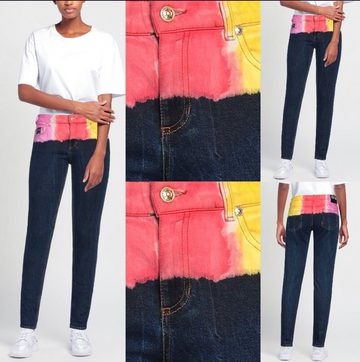 Versace 5-Pocket-Jeans VERSACE JEANS COUTURE TIE-DYE Slim Jeans Batic Denim Pants Trousers Pa