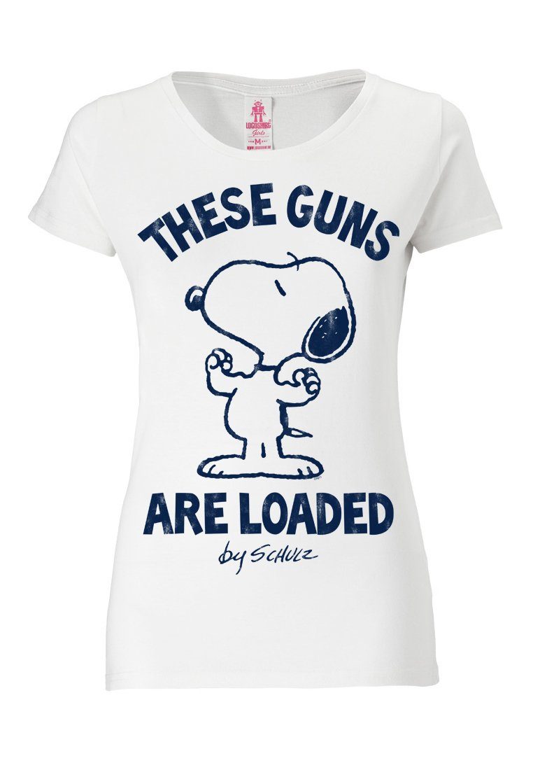 LOGOSHIRT T-Shirt Snoopy - Peanuts mit niedlichem Print