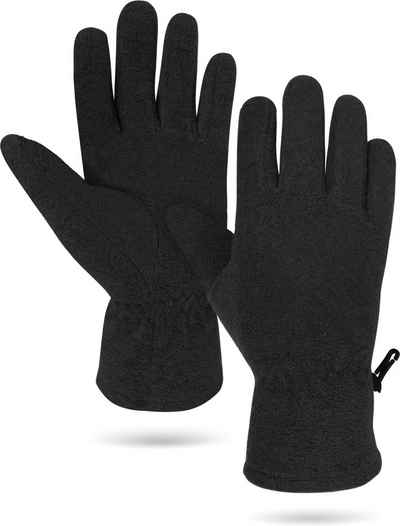 normani Skihandschuhe Fleece-Handschuhe mit 3M Thinsulate™ (40 g) Arsuk Winterhandhscuhe mit Fleecefütterungen Thermohandschuhe Übergangshandschuhe Unterziehhandschuhe mit Thinsulatefütterung