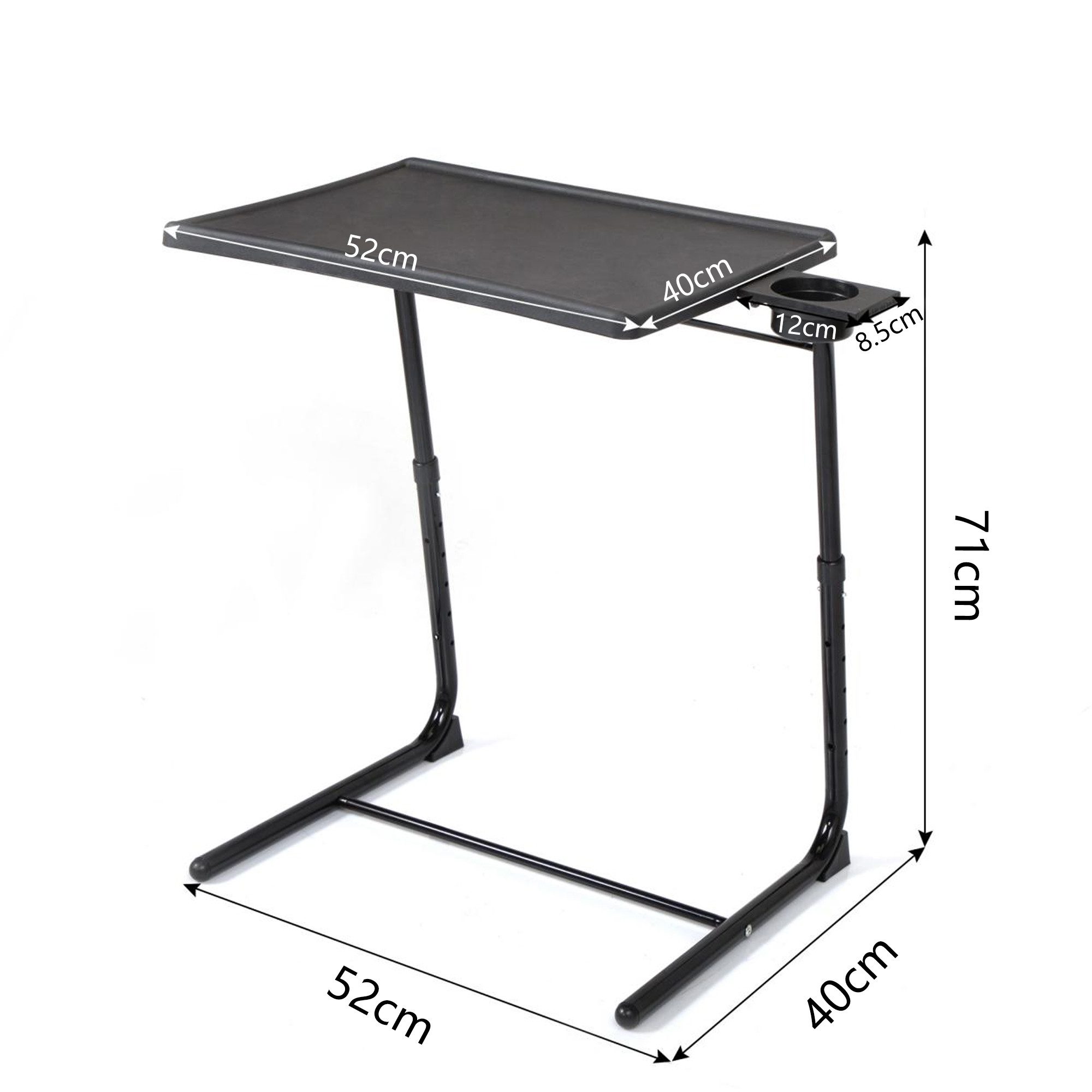 FURPAL Schreibtisch TV-Tablett, klappbarer TV-Esstisch mit Getränkehalter ( günstig online kaufen