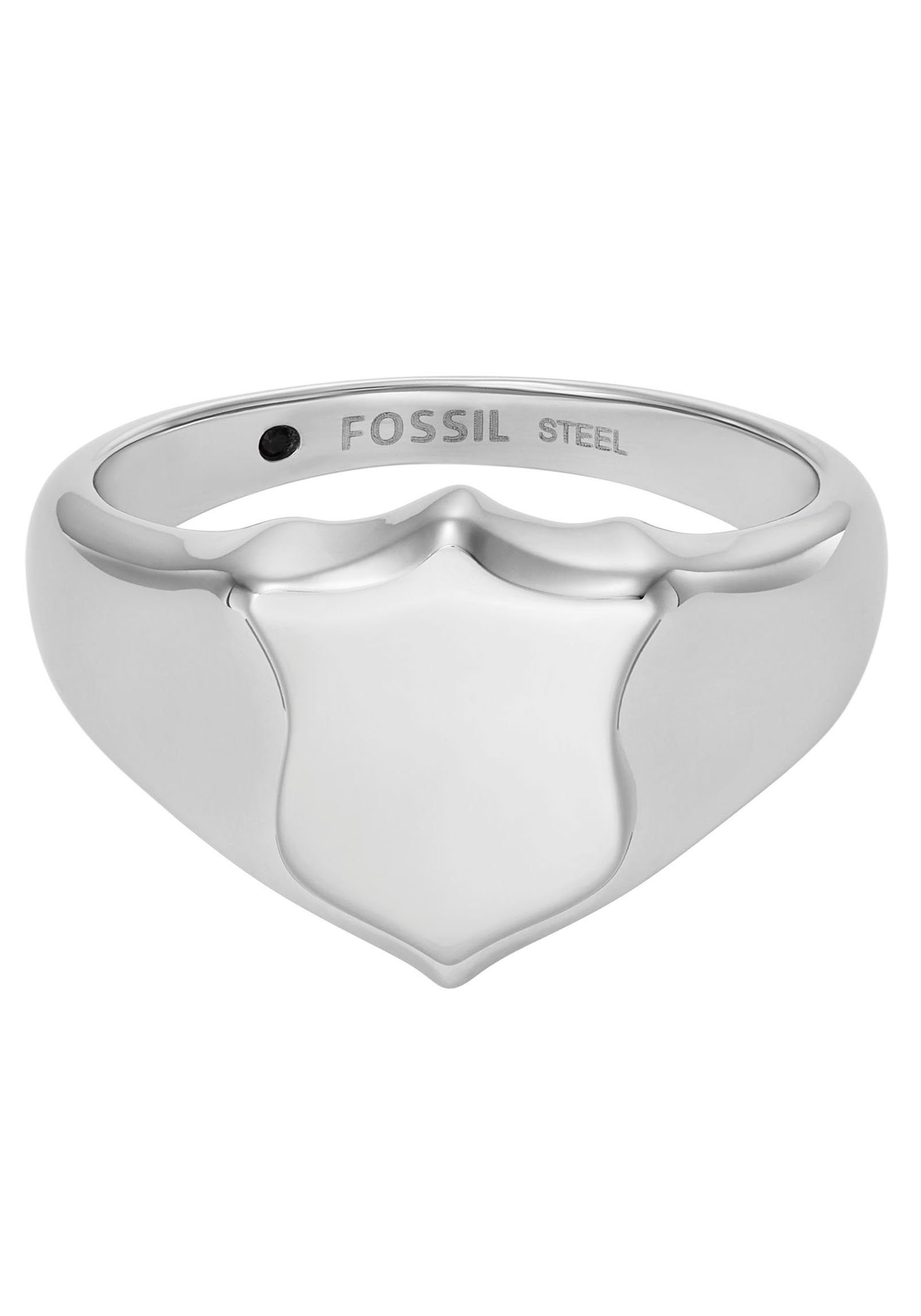 Fossil Fingerring Schmuck Geschenk Edelstahl Ring HERITAGE