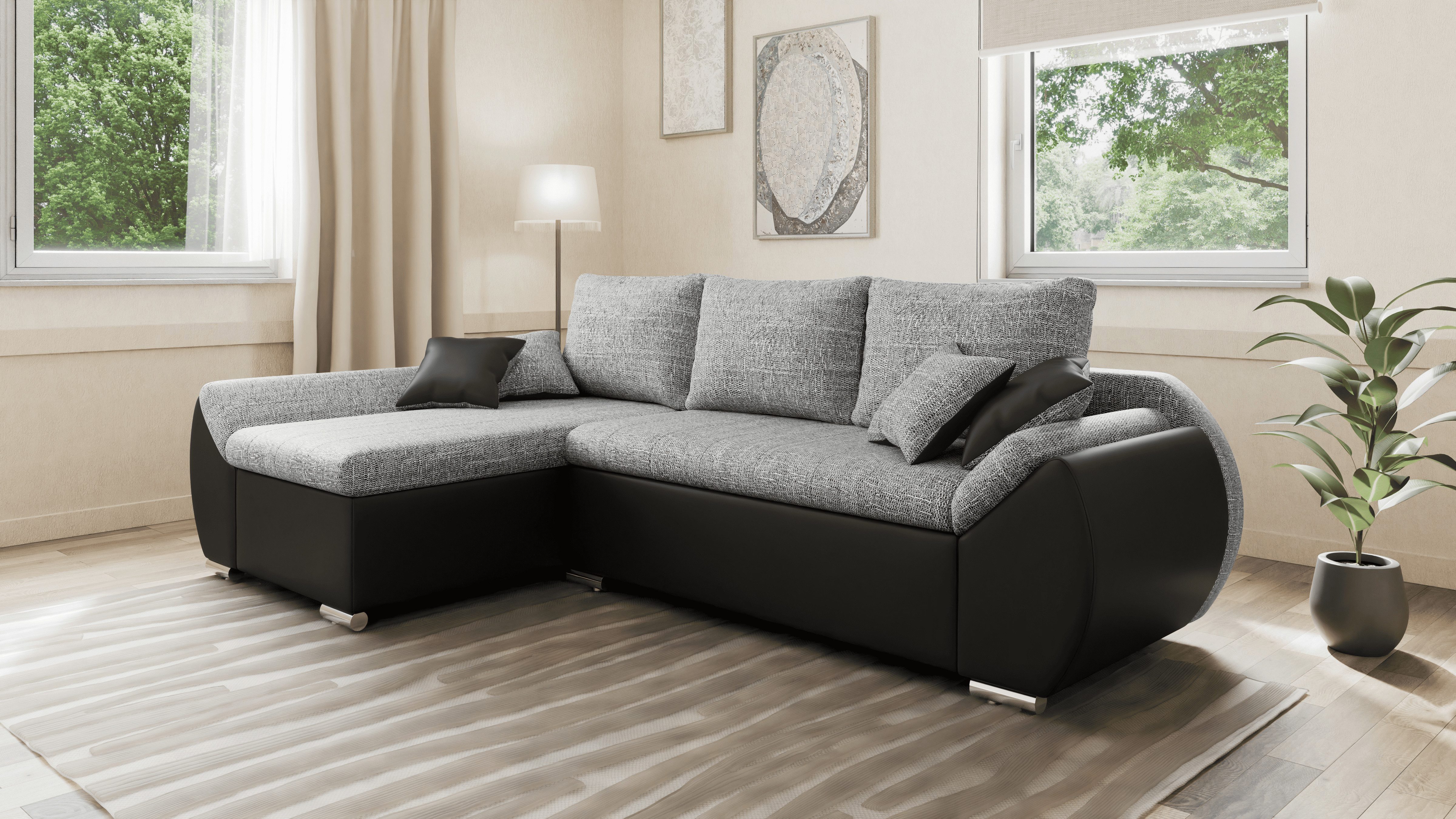 MOEBLO Ecksofa ALEX, L-Form ohne Hocker, günstig online kaufen