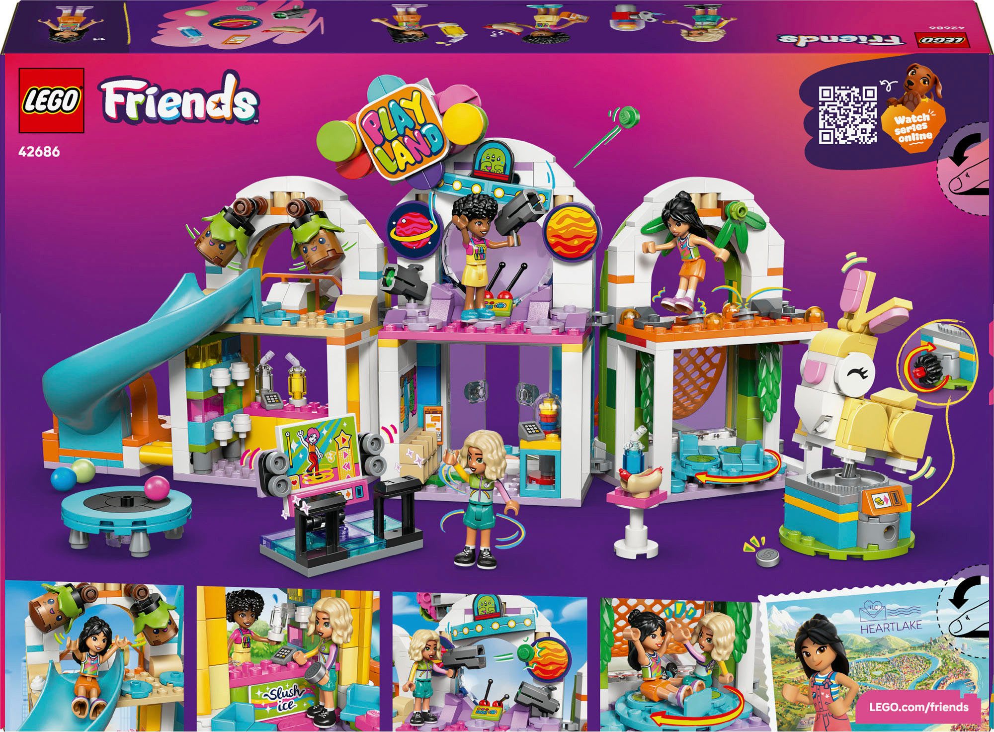 LEGO® Cooler Indoor-Spielplatz (42686), LEGO Friends Konstruktionsspielstei günstig online kaufen