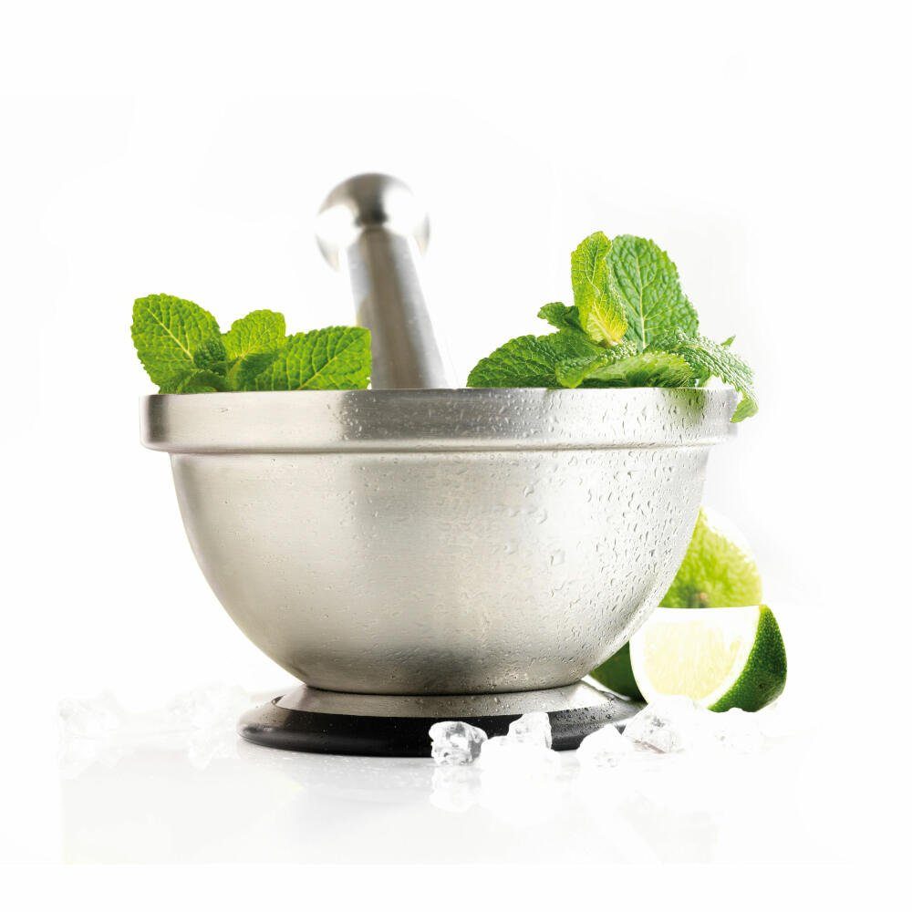 mastrad Mörser Edelstahl mit Stößel