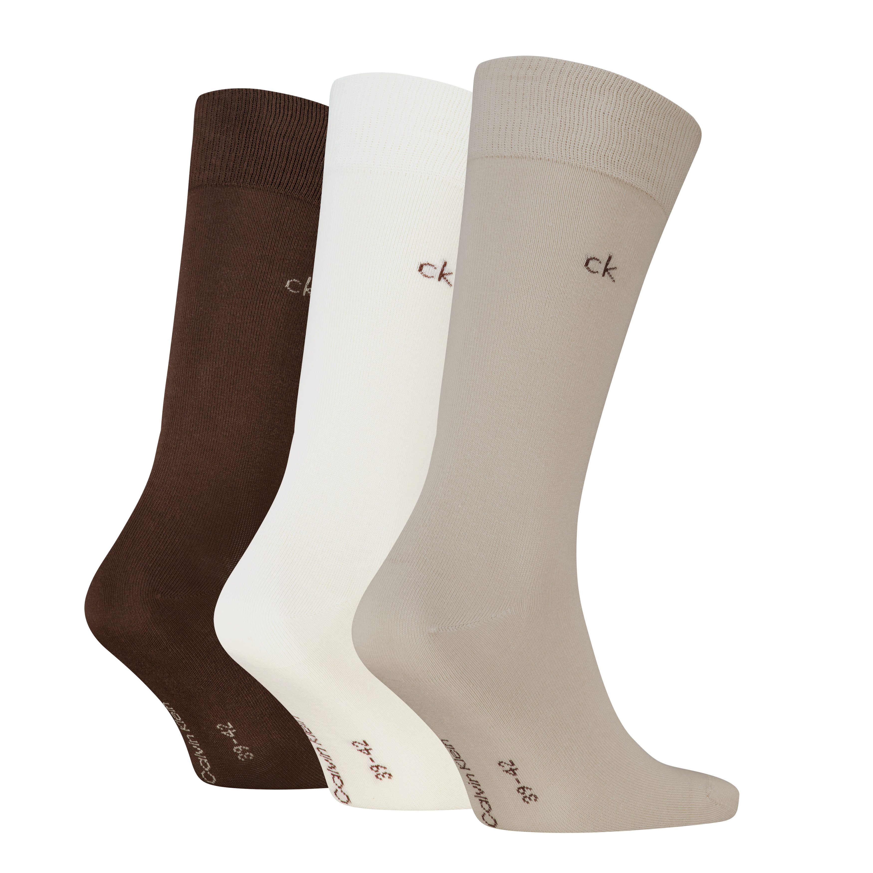 Calvin Klein Socken CK MEN SOCK (3 Paar) uni, Cotton-Mix, breiter Bund günstig online kaufen