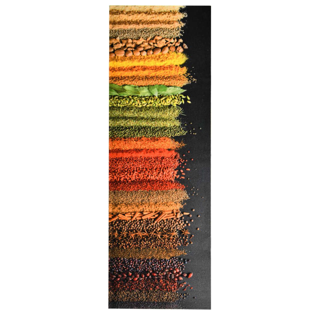 Fußmatte 60 x 180 cm Türmatte Fußmatte Küchenbodenmatte Waschbar Gewürze 60x180