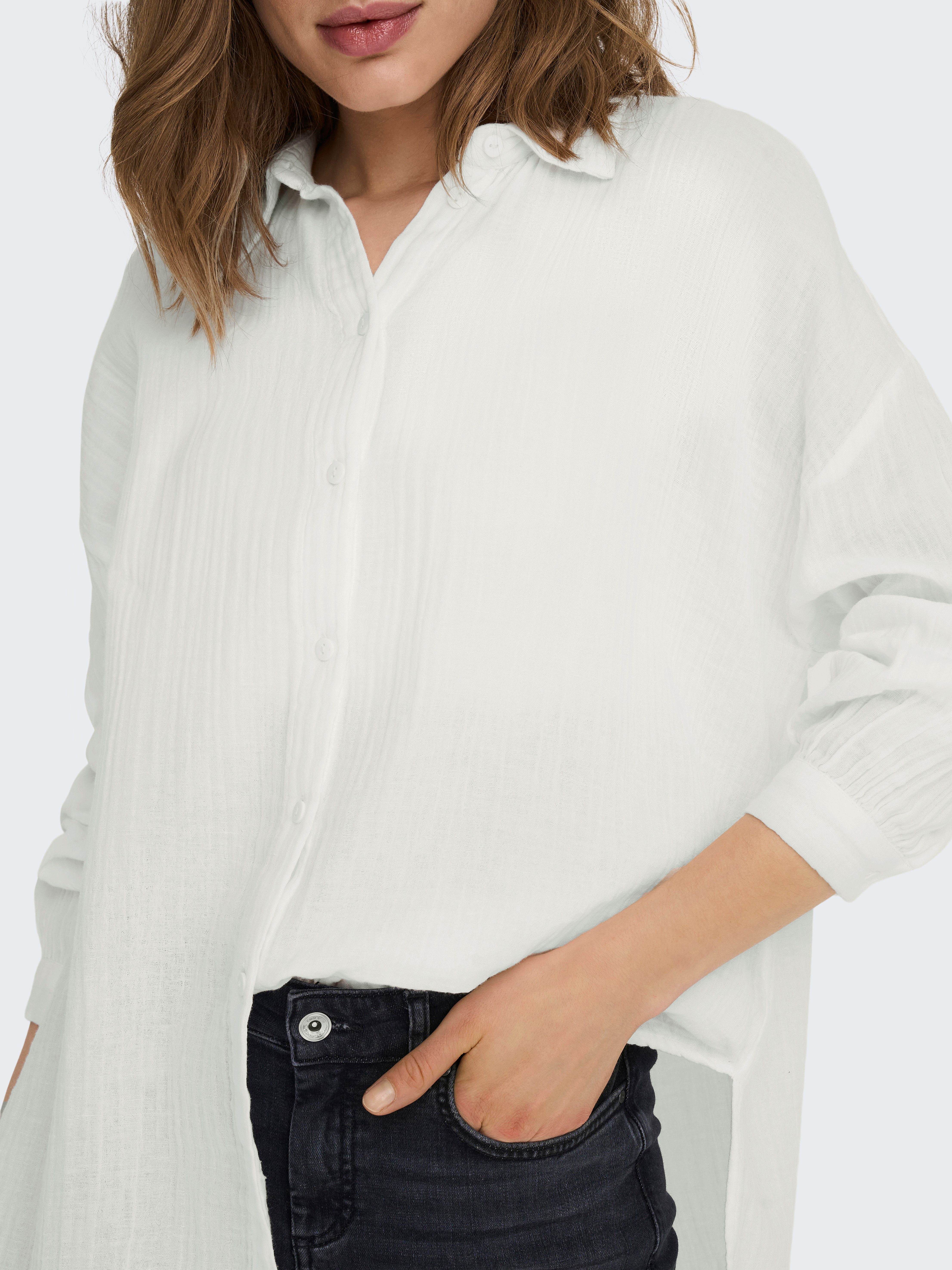 ONLY Longbluse ONLTHYRA OVERSIZED SHIRT NOOS WVN