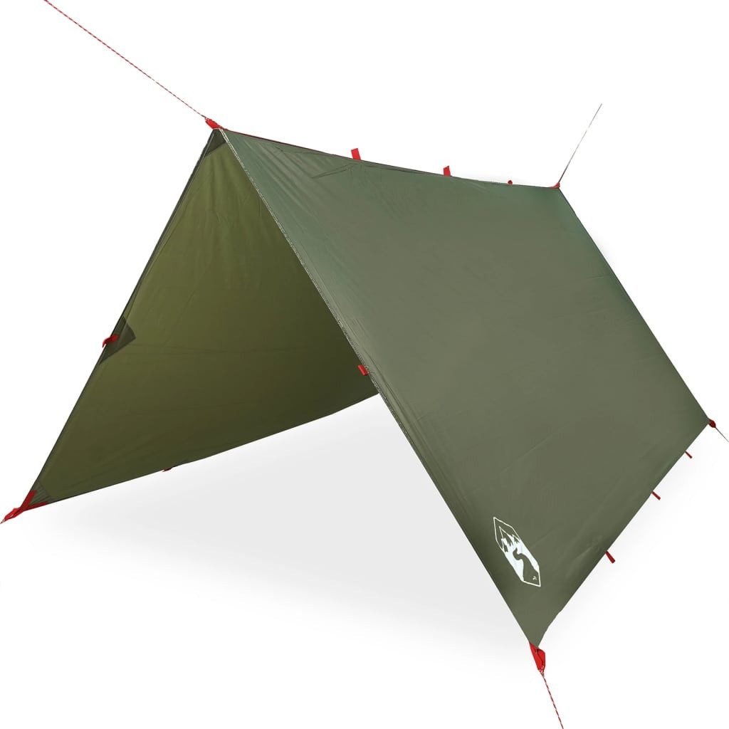 vidaXL Kuppelzelt Tarp Olivgrün 306x306 cm Wasserdicht