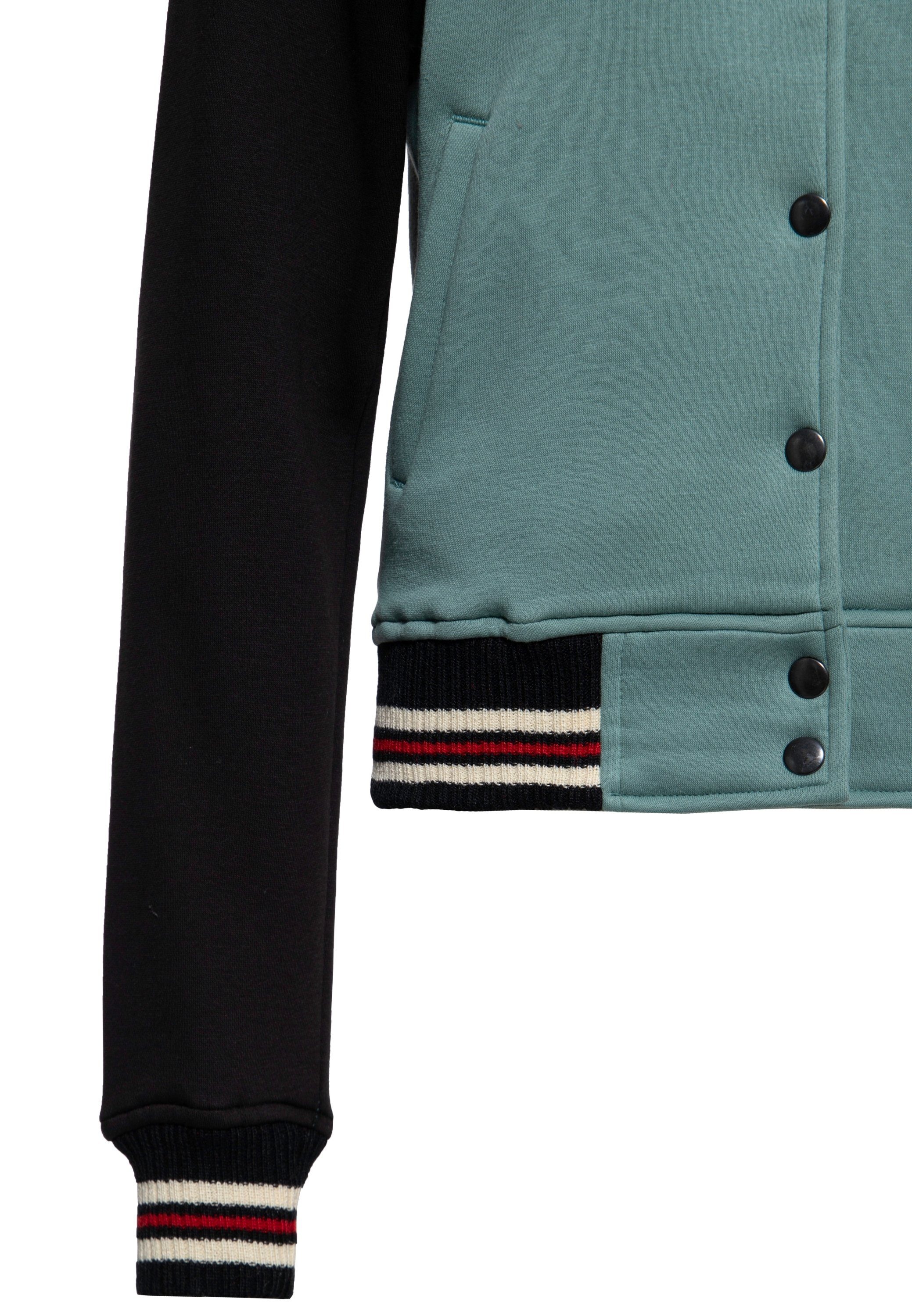 QueenKerosin Collegejacke We Can Do It (1-St) mit großer Rückenstickerei