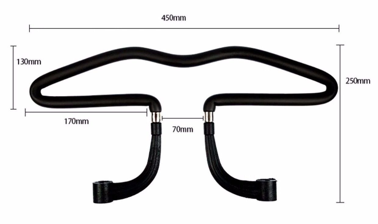 BAYLI Autokleiderbügel Business Autokleiderbügel für Kopfstütze, Universal KFZ Reisebügel