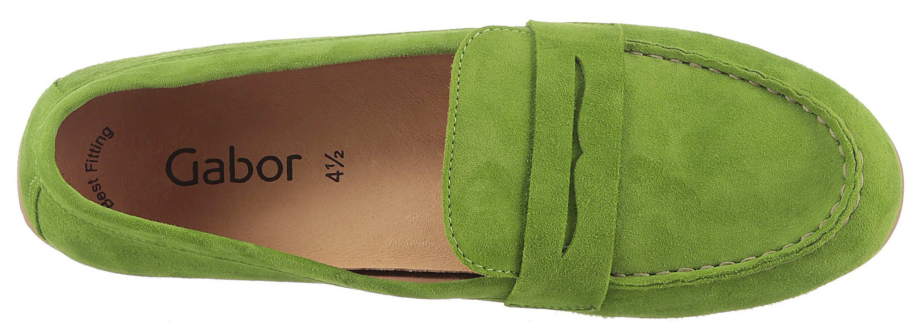 Gabor Mokassin, Slipper, Bequemschuh, Flats mit modischem Zierriegel